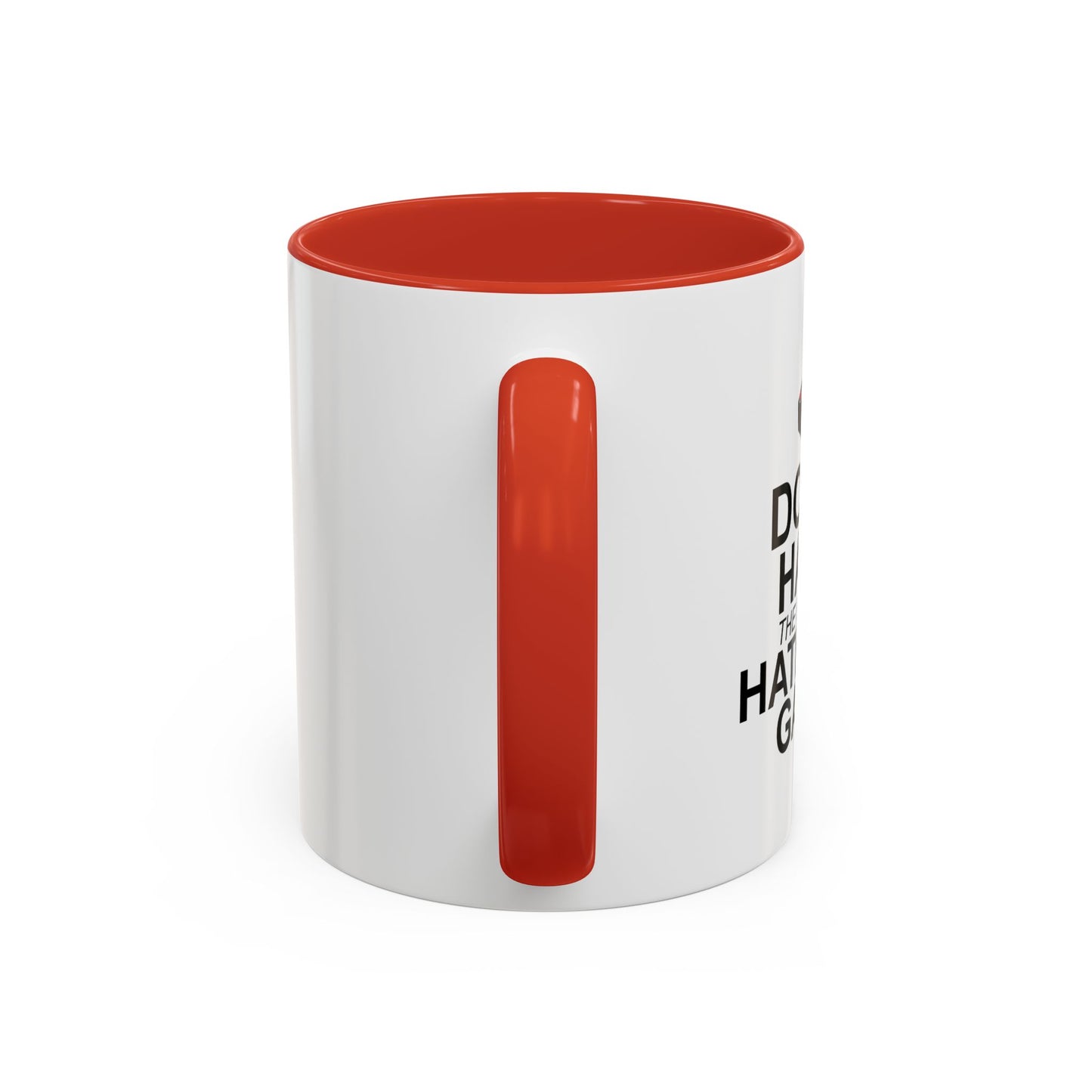 HATE THE GAME Accent BiColor Funny Sarcastic Mug