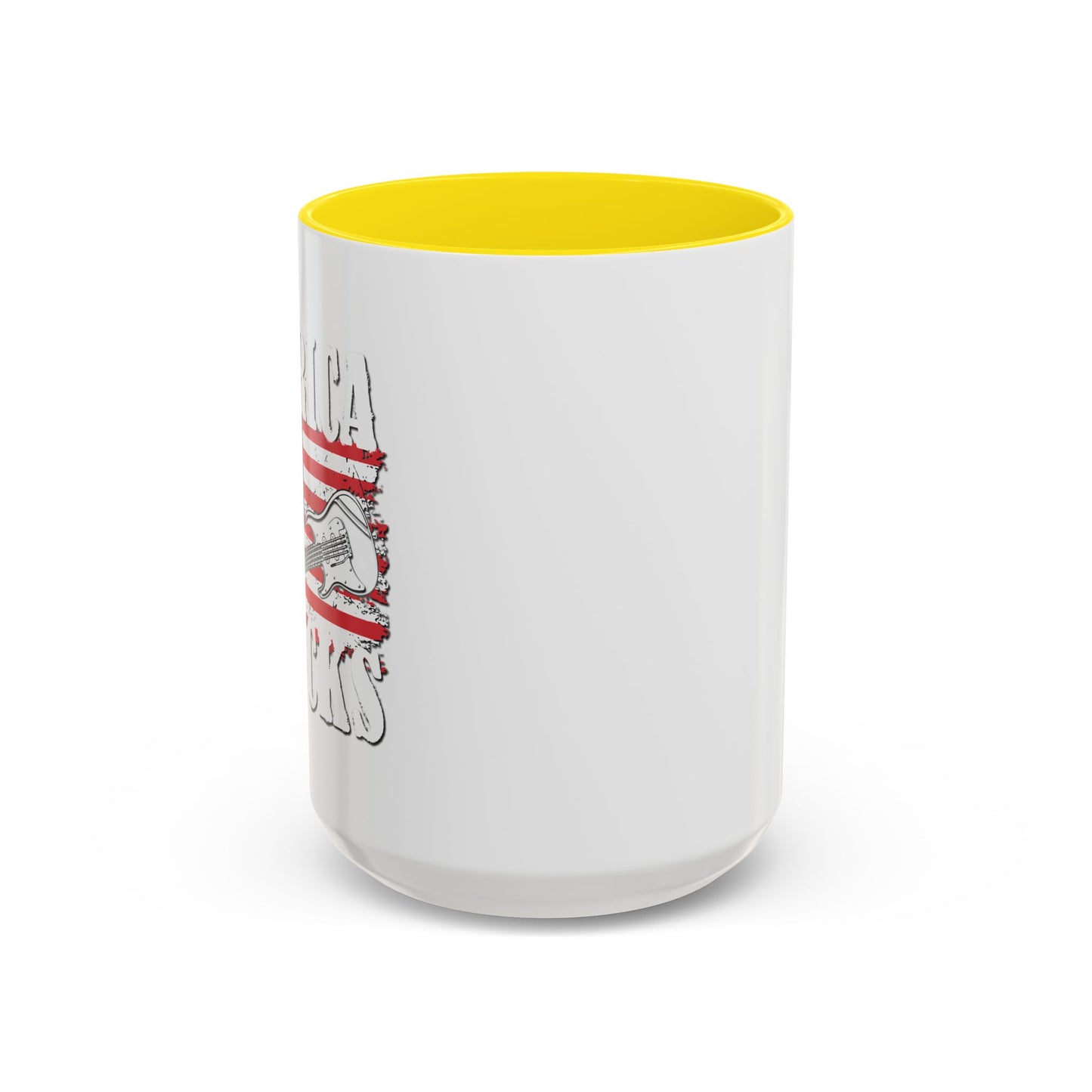 MERICA ROCKS Accent BiColor  Mug