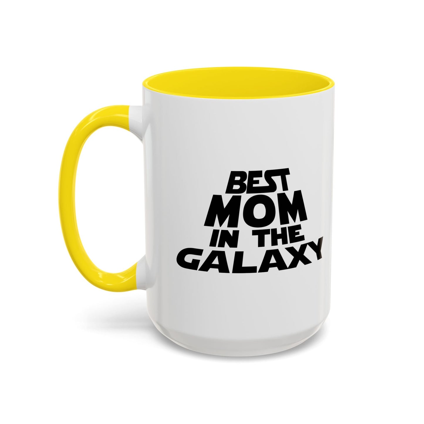 BEST MOM IN THE GALAXY Accent BiColor Mug