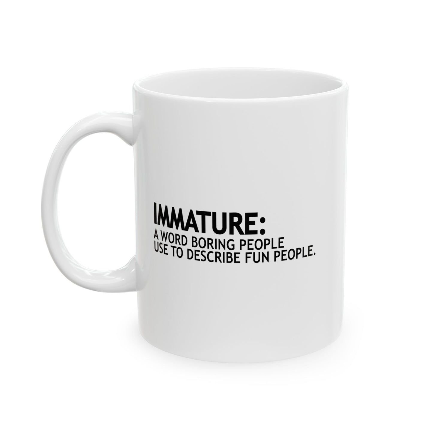 DESCRIBE FUN PEOPLE FUNNY SARCASTIC MUG