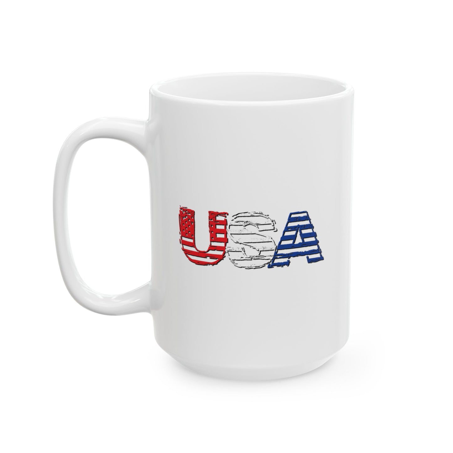 USA WHITE MUG