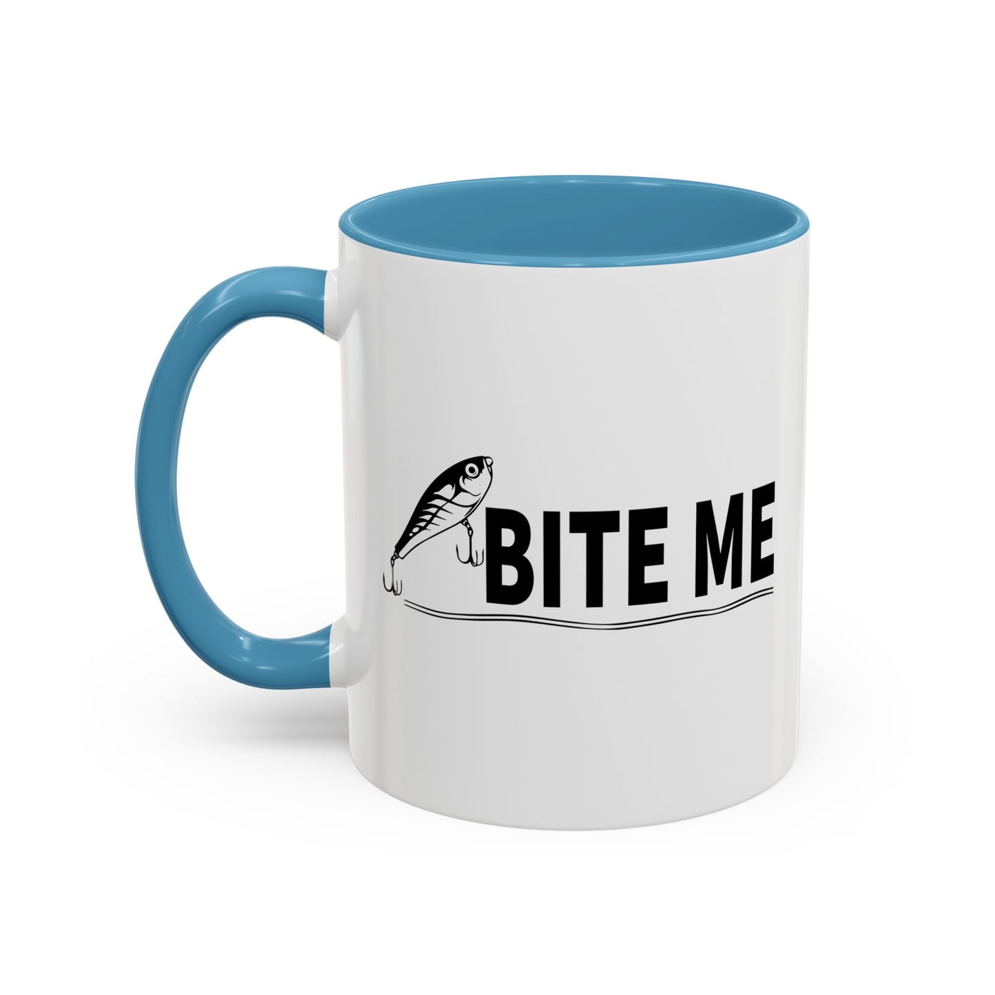 BITE ME Accent BiColor Funny Sarcastic Mug