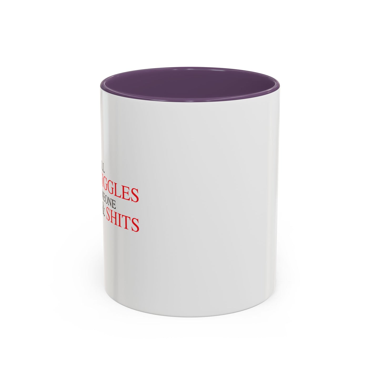 SHITS & GIGGLES Accent BiColor Funny Sarcastic Mug