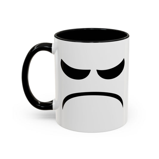 MAD SMILE Accent BiColor Funny Sarcastic Mug