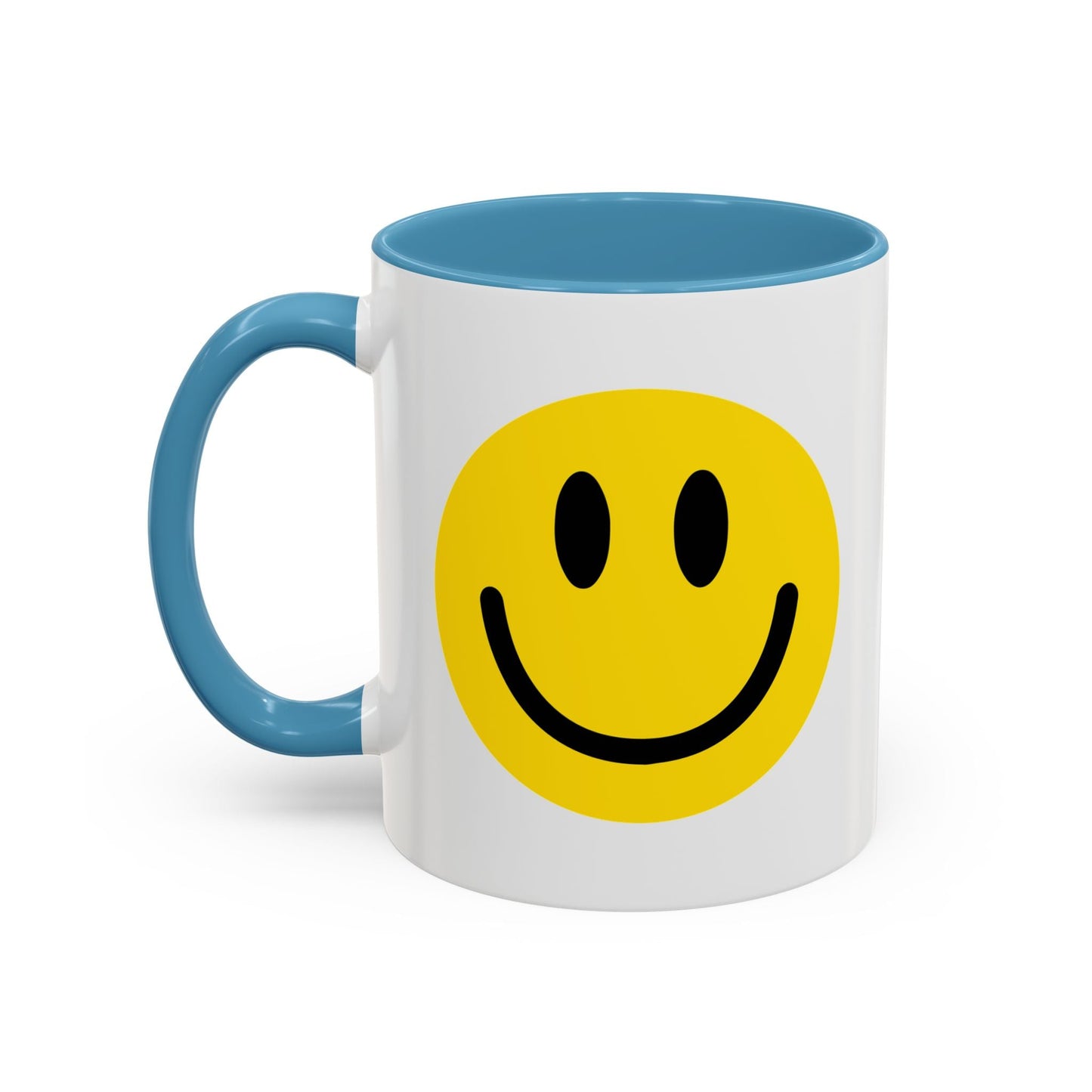 SMILE FACE Accent BiColor Funny Sarcastic Mug