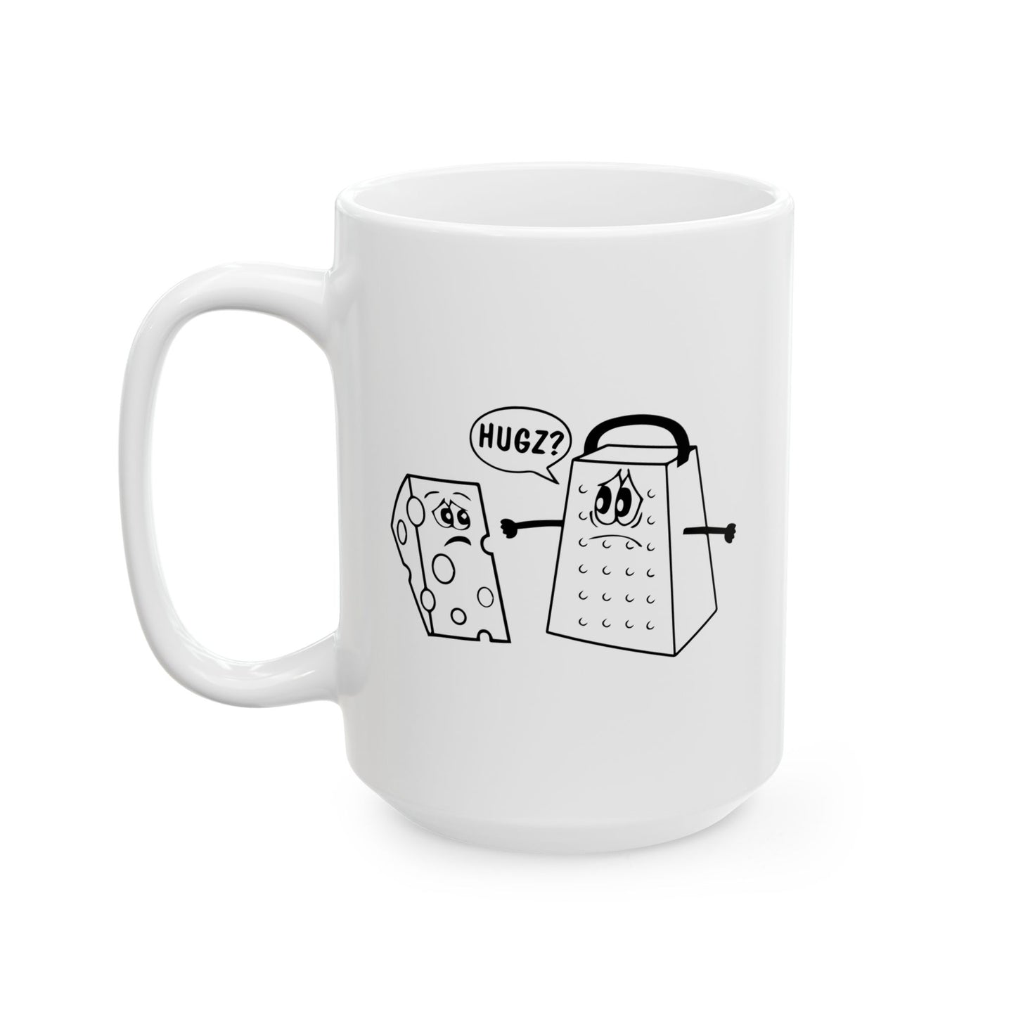 HUGZ? FUNNY SCARCASTIC MUG