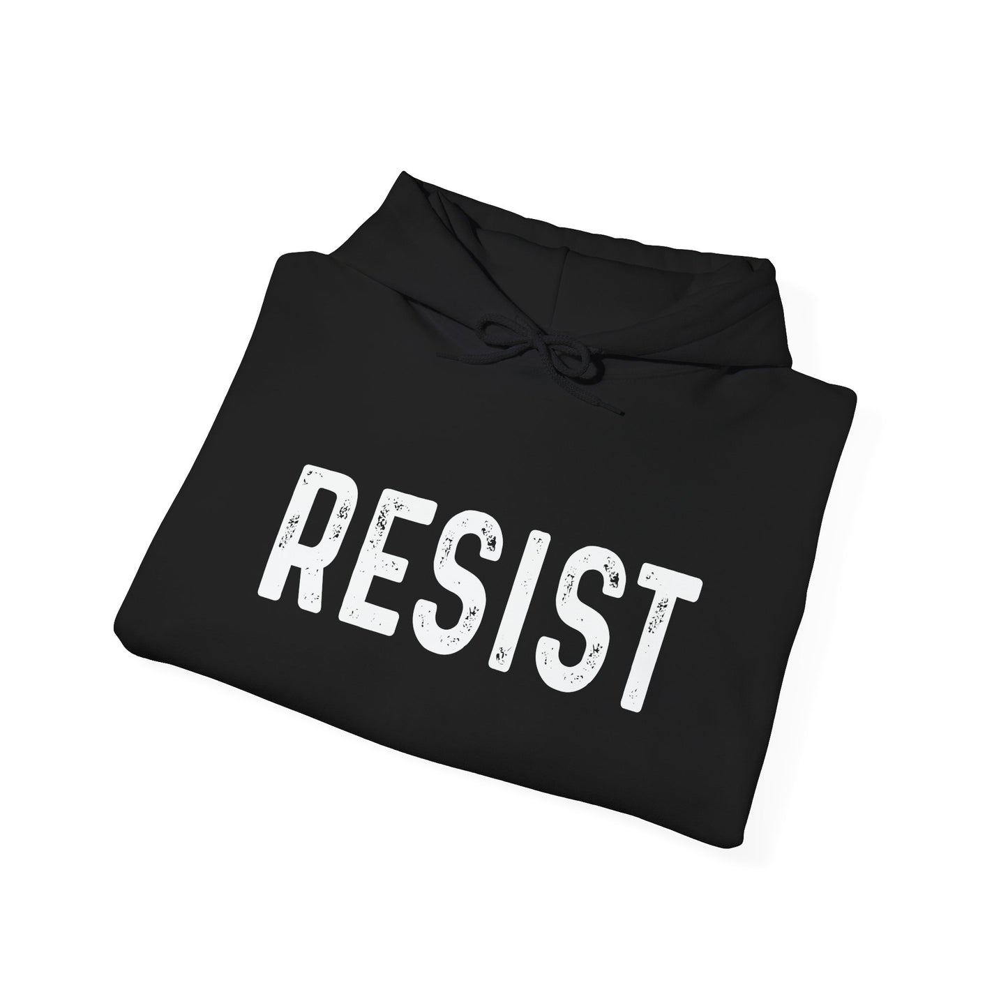 RESIST - Premium Unisex Funny Sarcastic Black Hoodie Sweatshirt