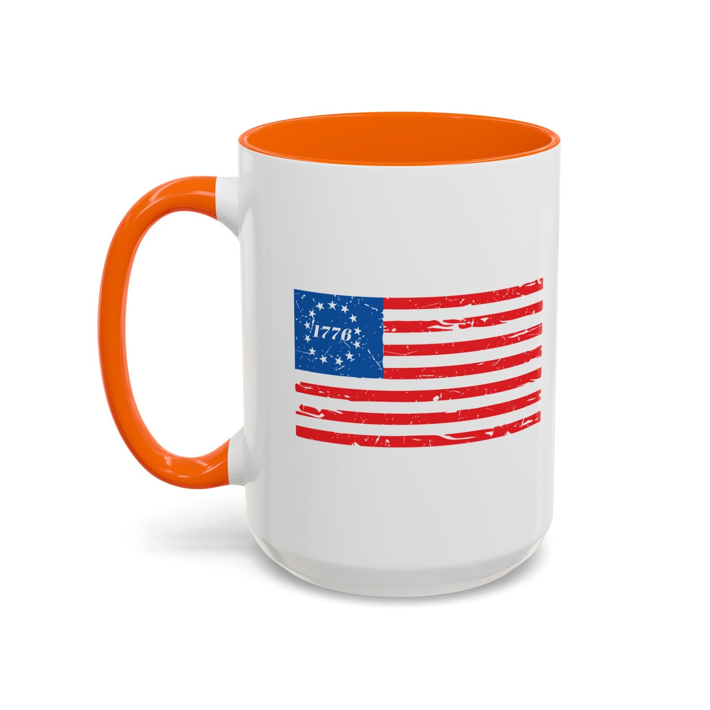 BETSY FLAG 1776 Accent BiColor Funny Sarcastic Mug