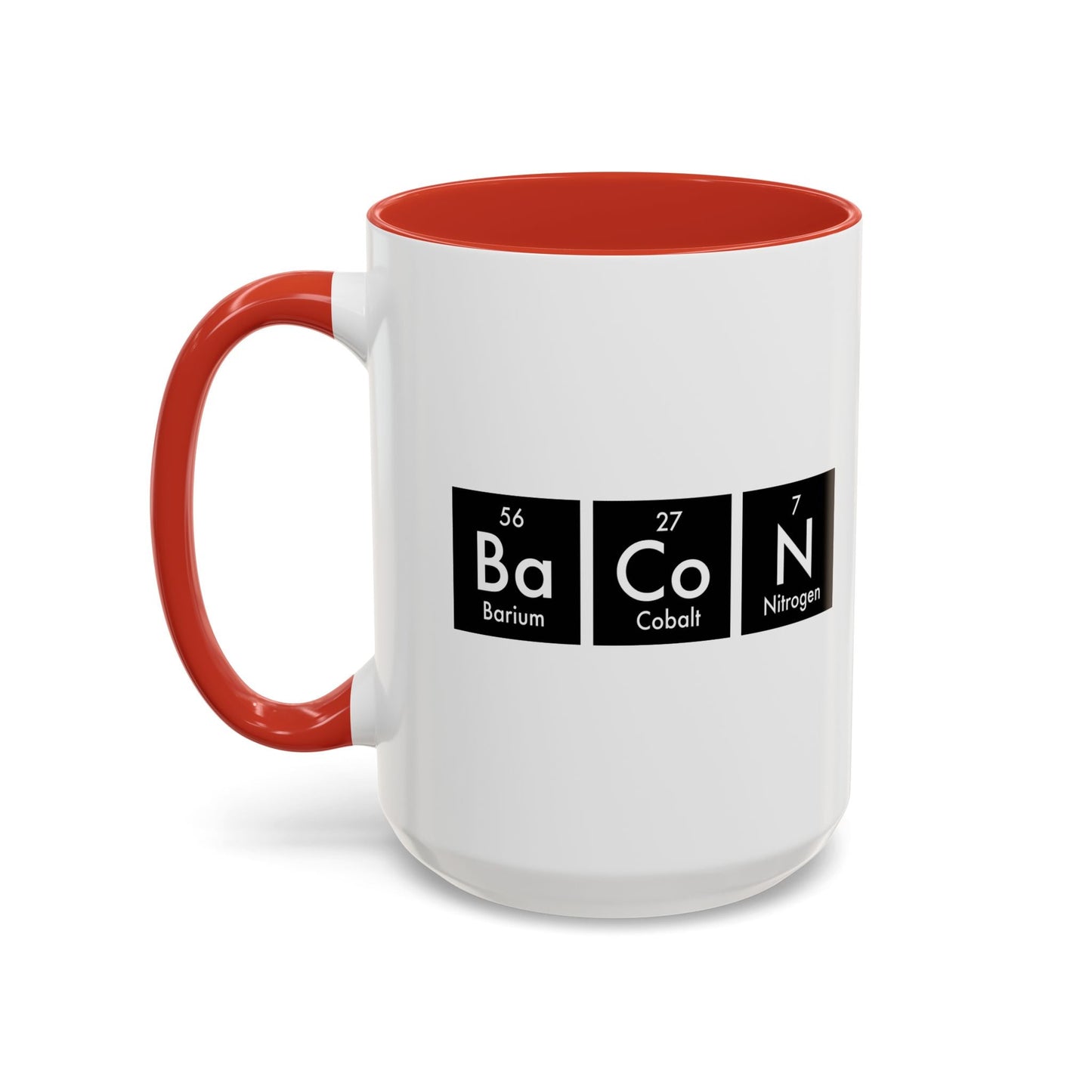 BACON ELEMENT Accent BiColor Funny Sarcastic Mug