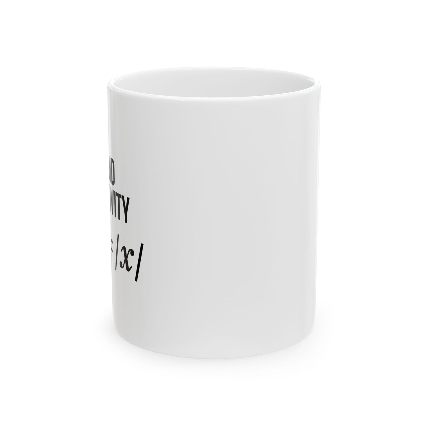 AVOID NEGATIVITY Funny Sarcastic White Mug