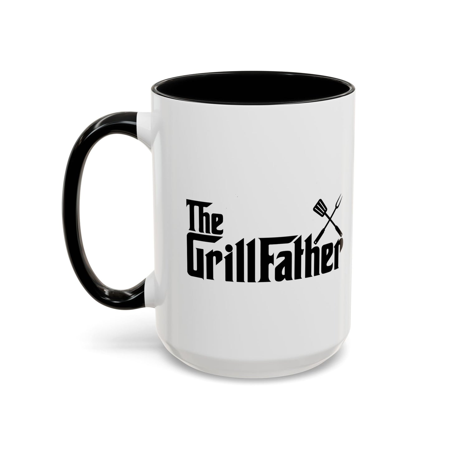 THE GRILLFATHER Accent BiColor Funny Sarcastic Mug