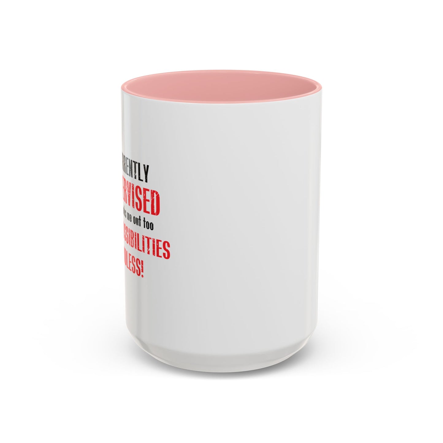 THE POSSIBILITIES ENDLESS Accent BiColor Funny Sarcastic Mug