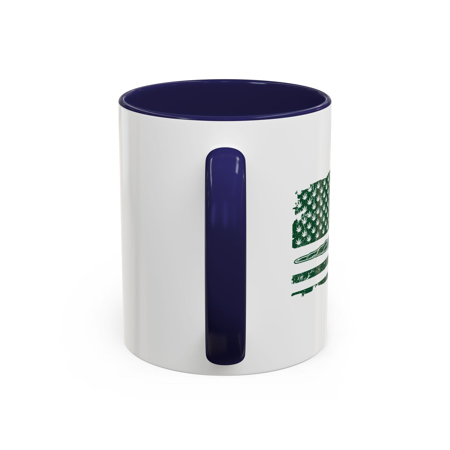 420 FLAG Accent BiColor Funny Sarcastic Mug