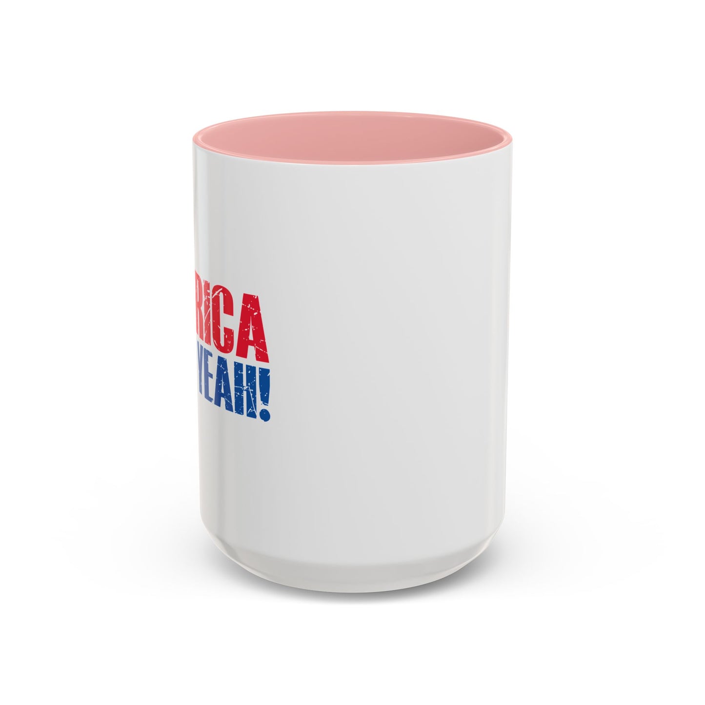 AMERICA FUCK YEAH Accent BiColor Funny Sarcastic Mug