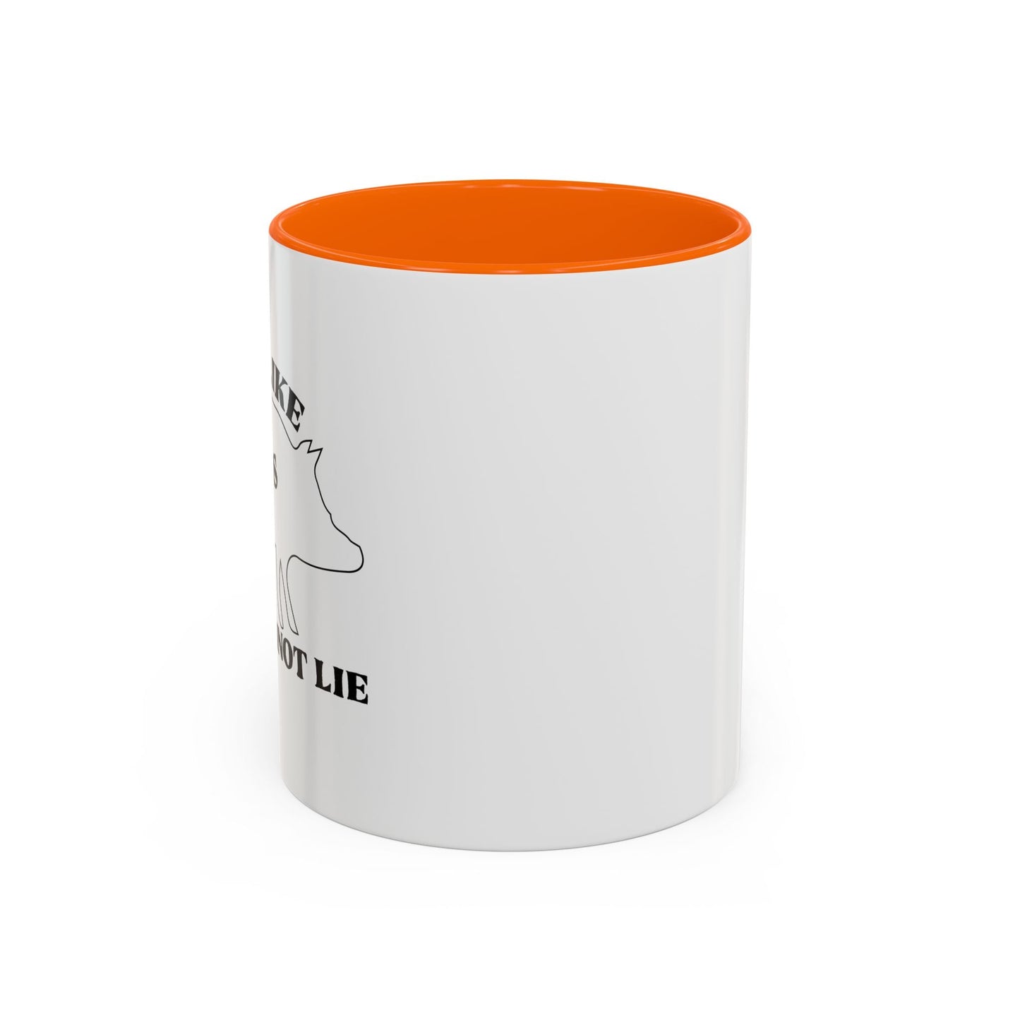 I LIKE PIG BUTTS AND I CANNOT LIE Accent BiColor Funny Sarcastic Mug