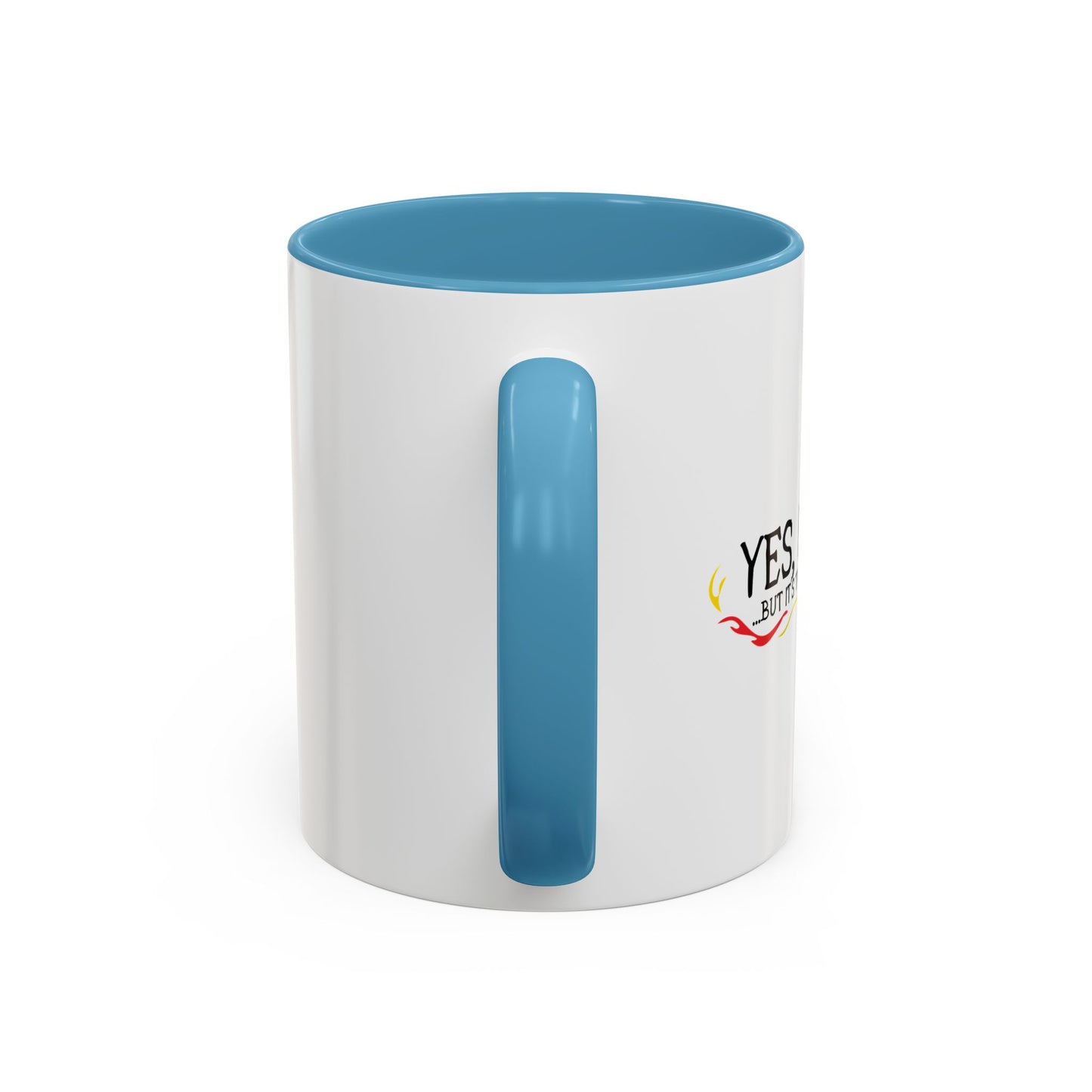 YES, I'M EVIL Accent BiColor Funny Sarcastic Mug