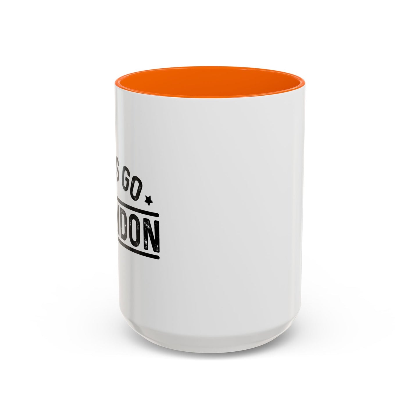 LET'S GO BRANDON Accent BiColor Funny Sarcastic Mug