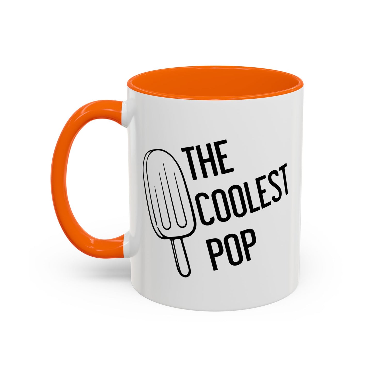 THE COOLEST POP Accent BiColor Funny Sarcastic Mug