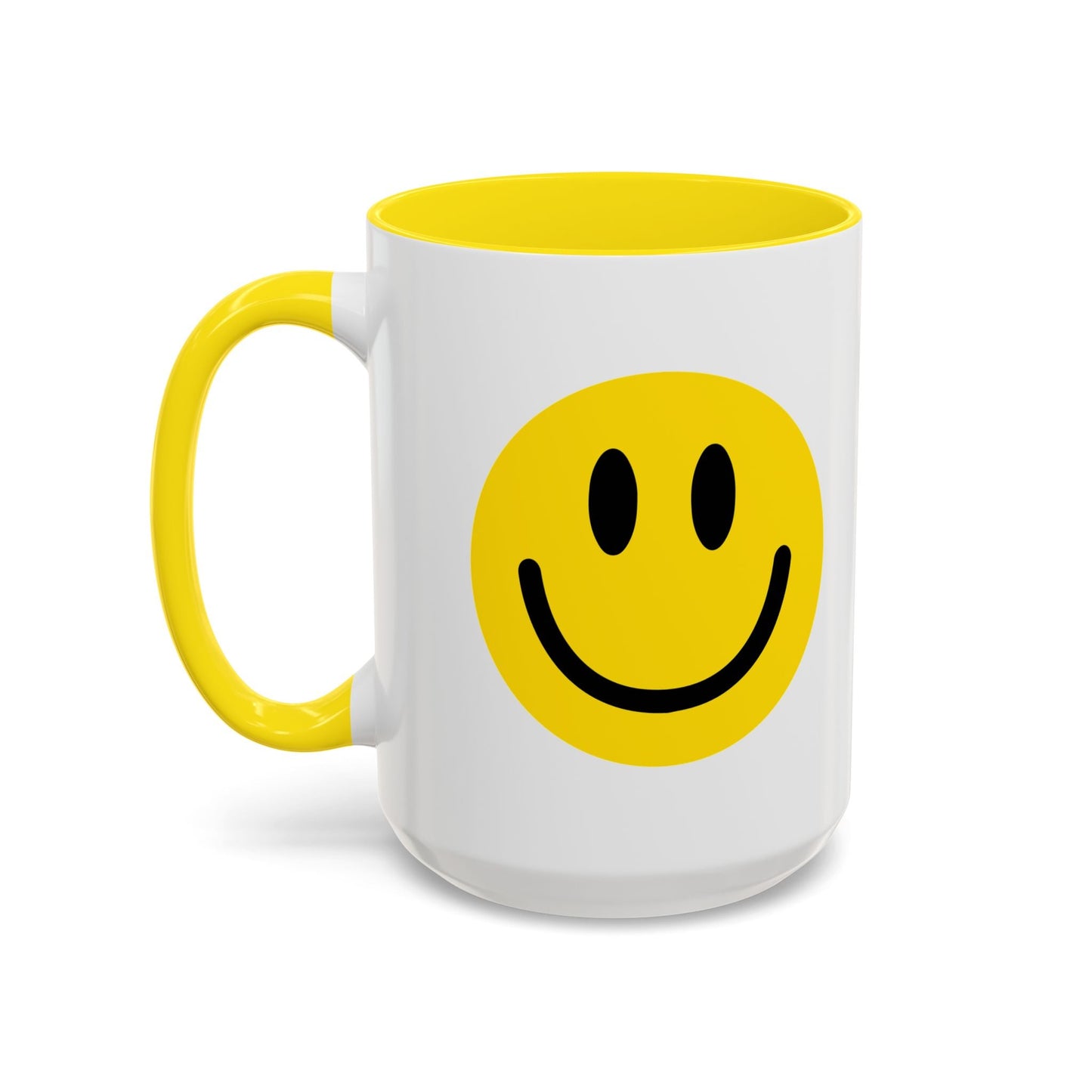 SMILE FACE Accent BiColor Funny Sarcastic Mug