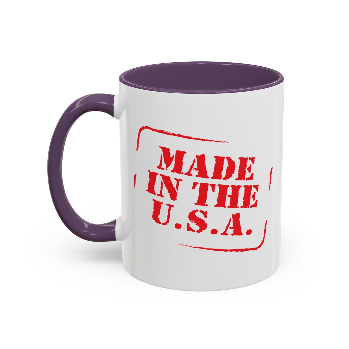 MADE IN THE U.S.A Accent BiColor Funny Sarcastic Mug