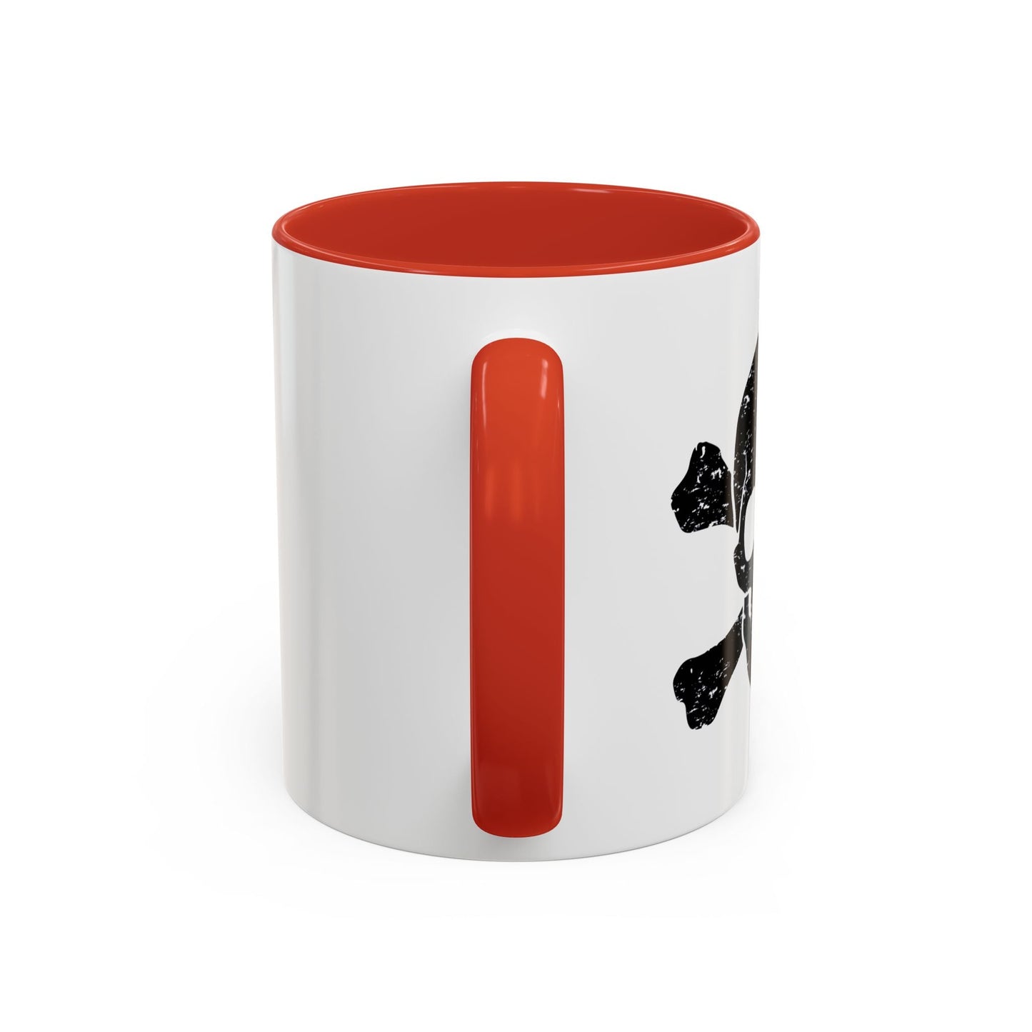 SKULL HEAD BONES Accent BiColor Funny Sarcastic Mug