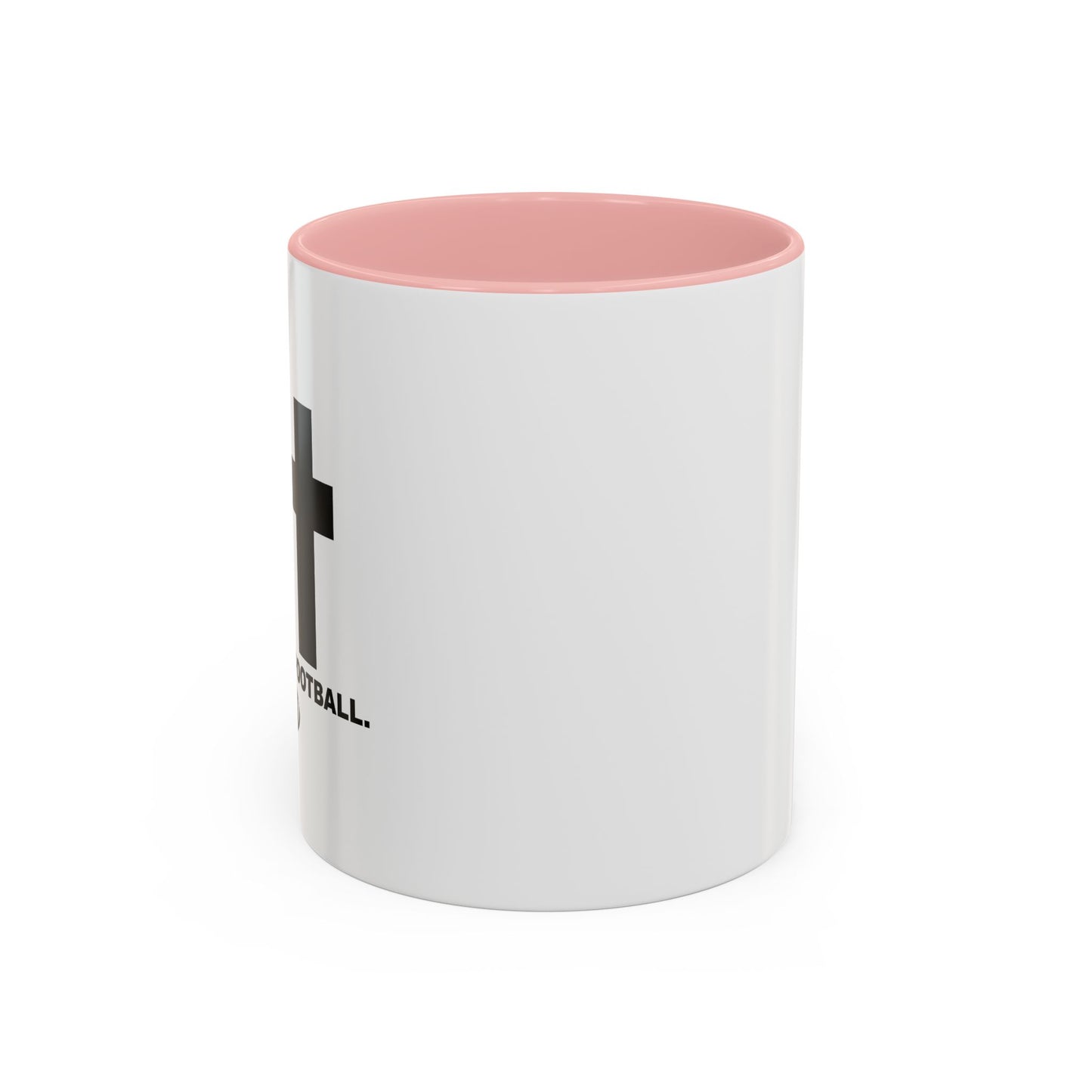 LET'S PLAY FOOTBALL Accent BiColor Funny Sarcastic Mug