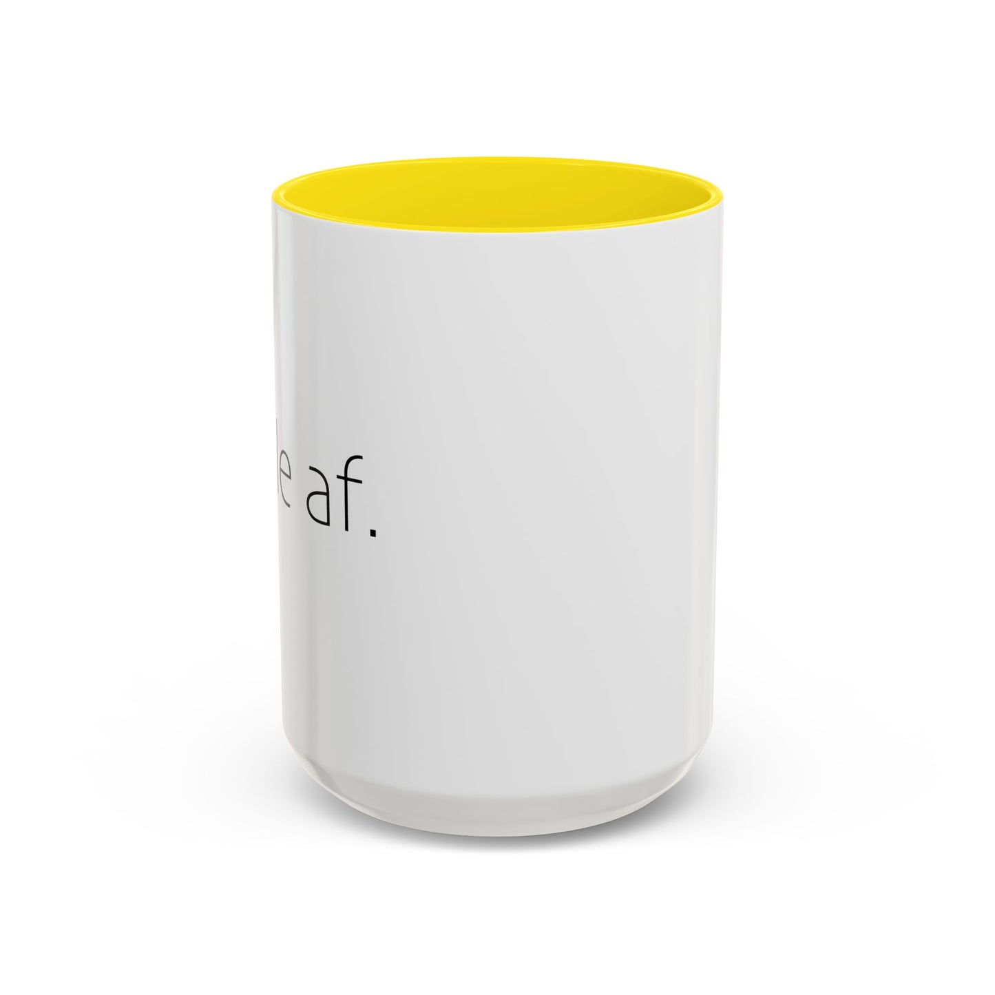 SINGLE AF Accent BiColor Funny Sarcastic Mug