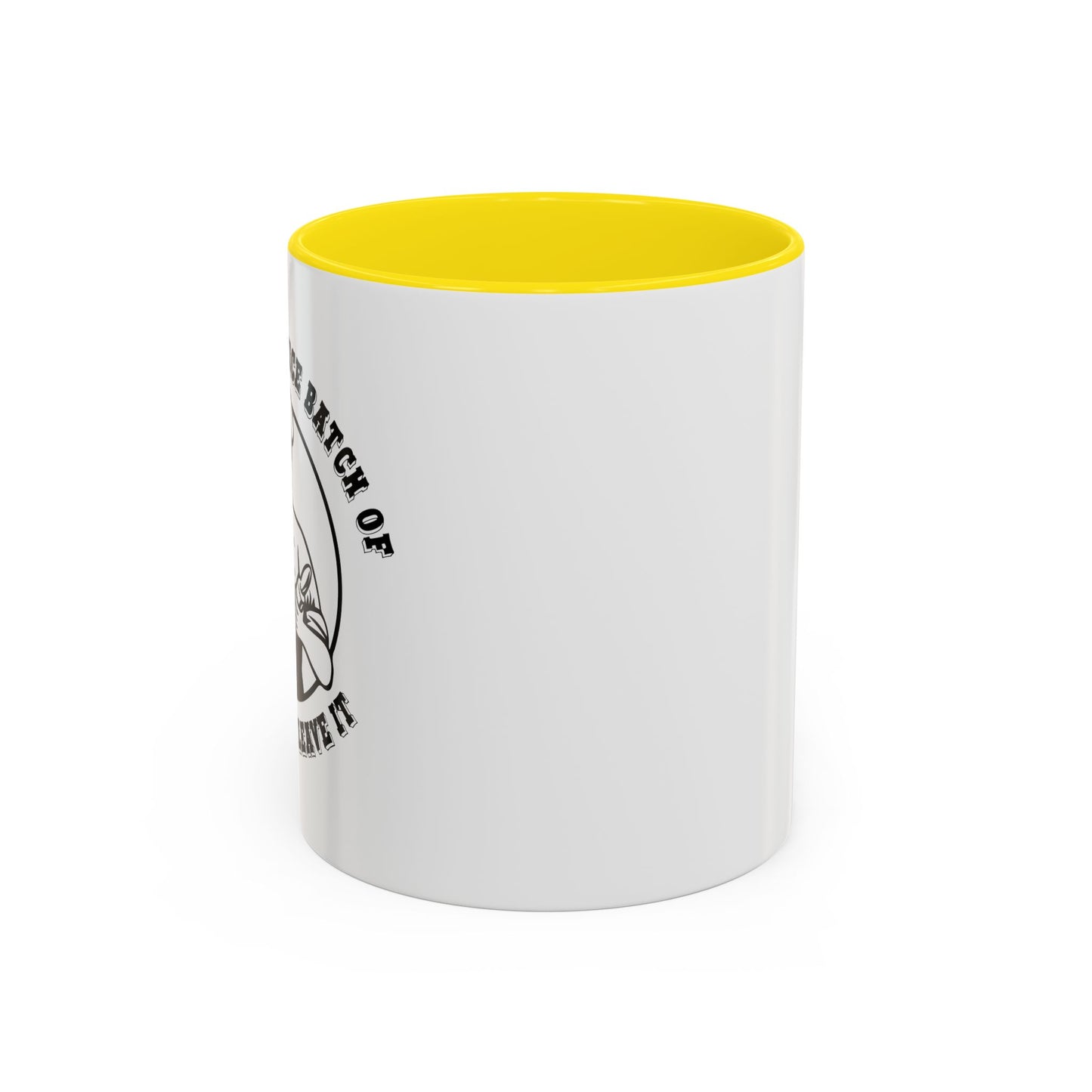 TAKE IT OR LEAVE IT Accent BiColor Funny Sarcastic Mug