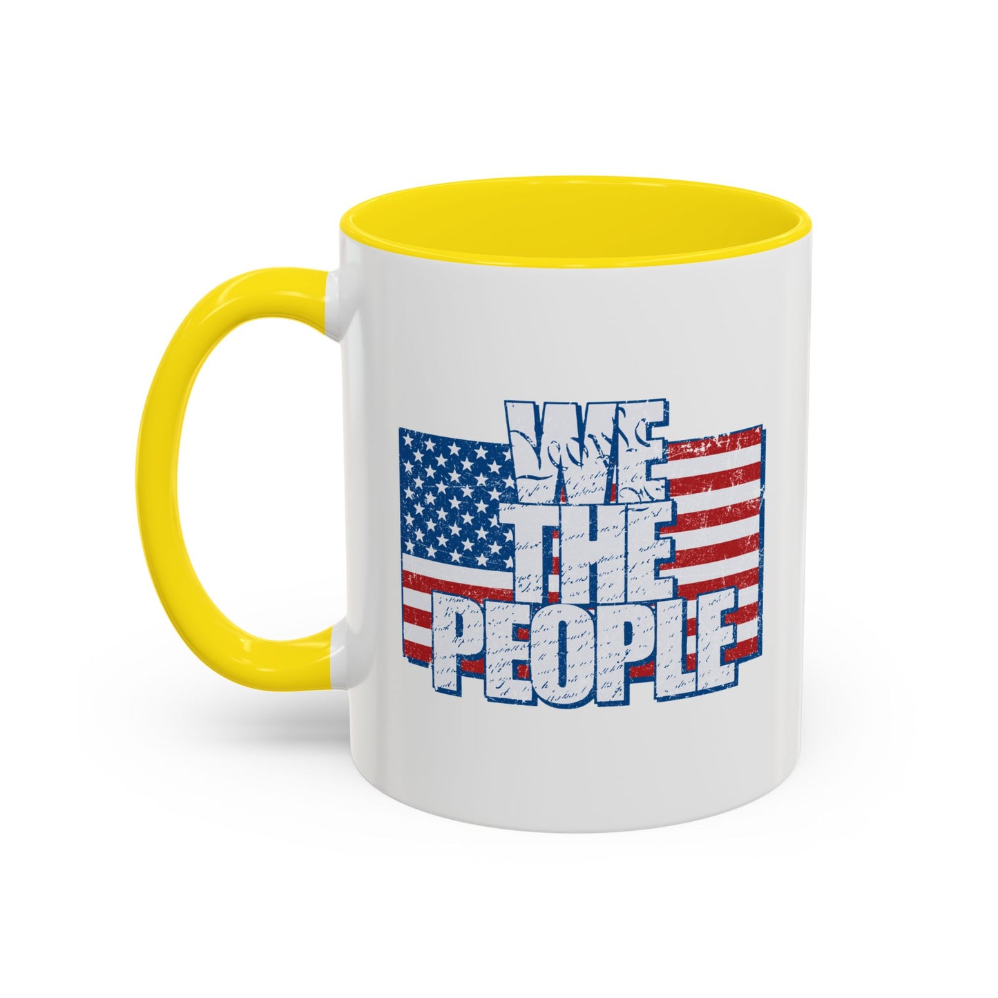 WE THE PEOPLE Accent BiColor  Mug