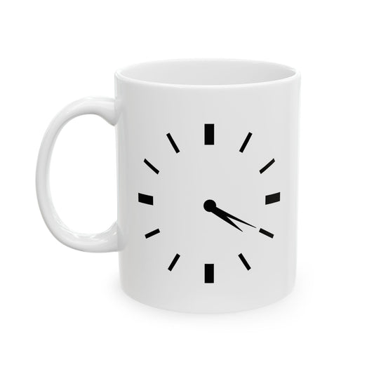 420 OCLOCK FUNNY SARCASTIC WHITE MUG