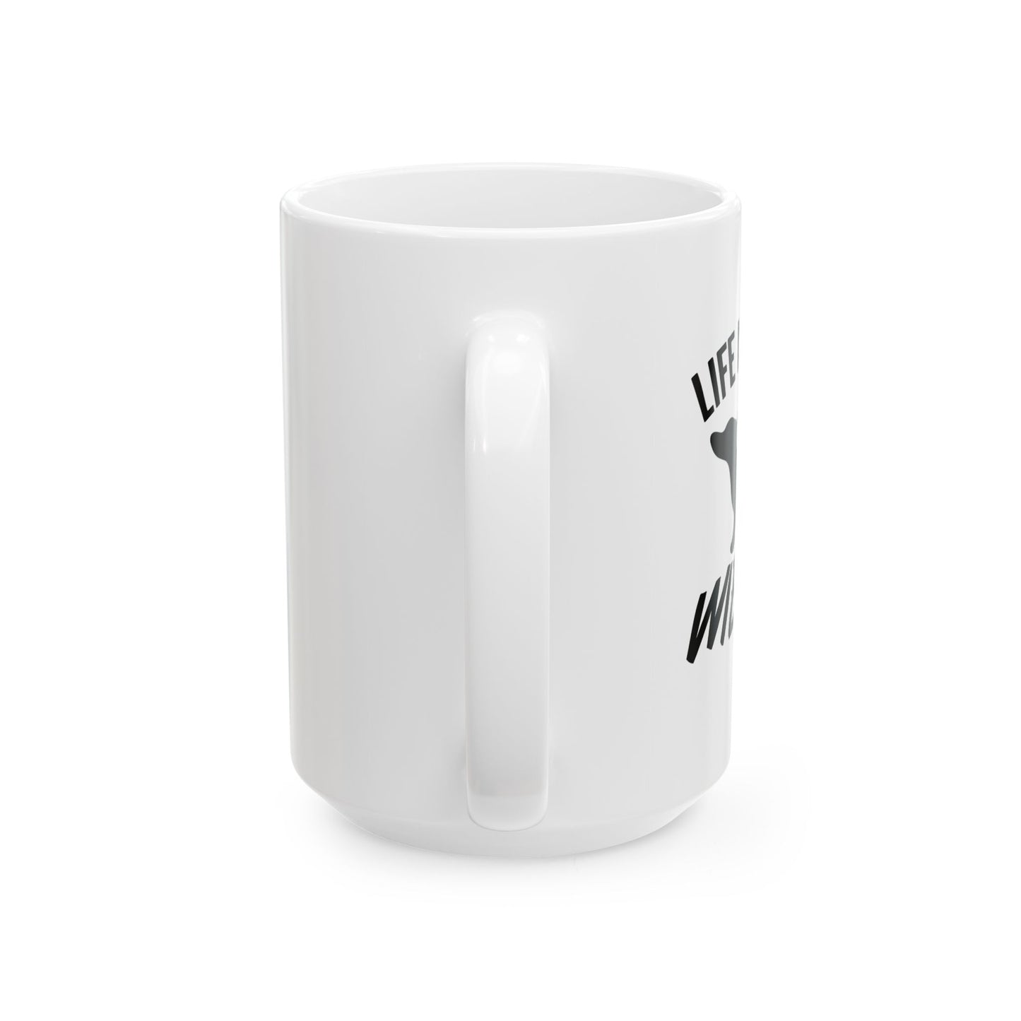 PLAY WITH YOUR WIENER FUNNY SARCASTIC WHITE MUG