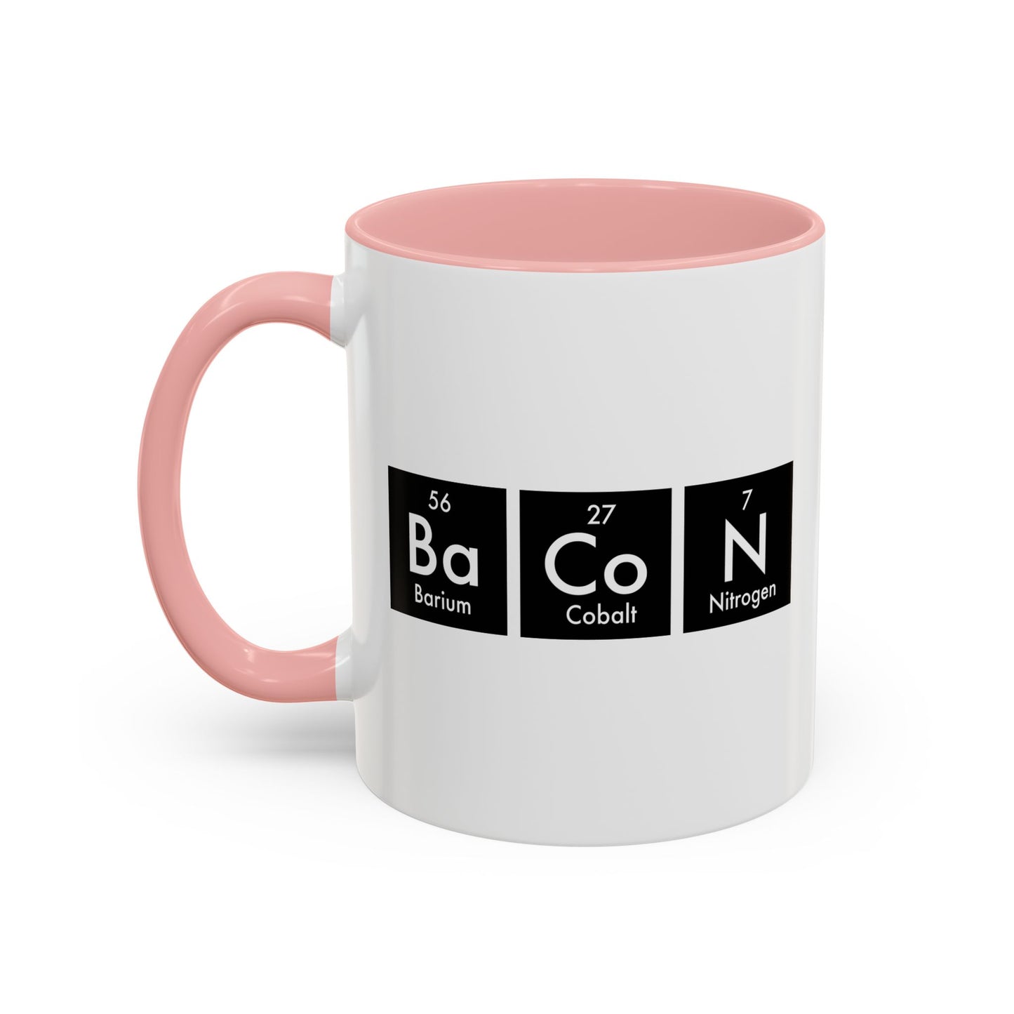 BACON ELEMENT Accent BiColor Funny Sarcastic Mug