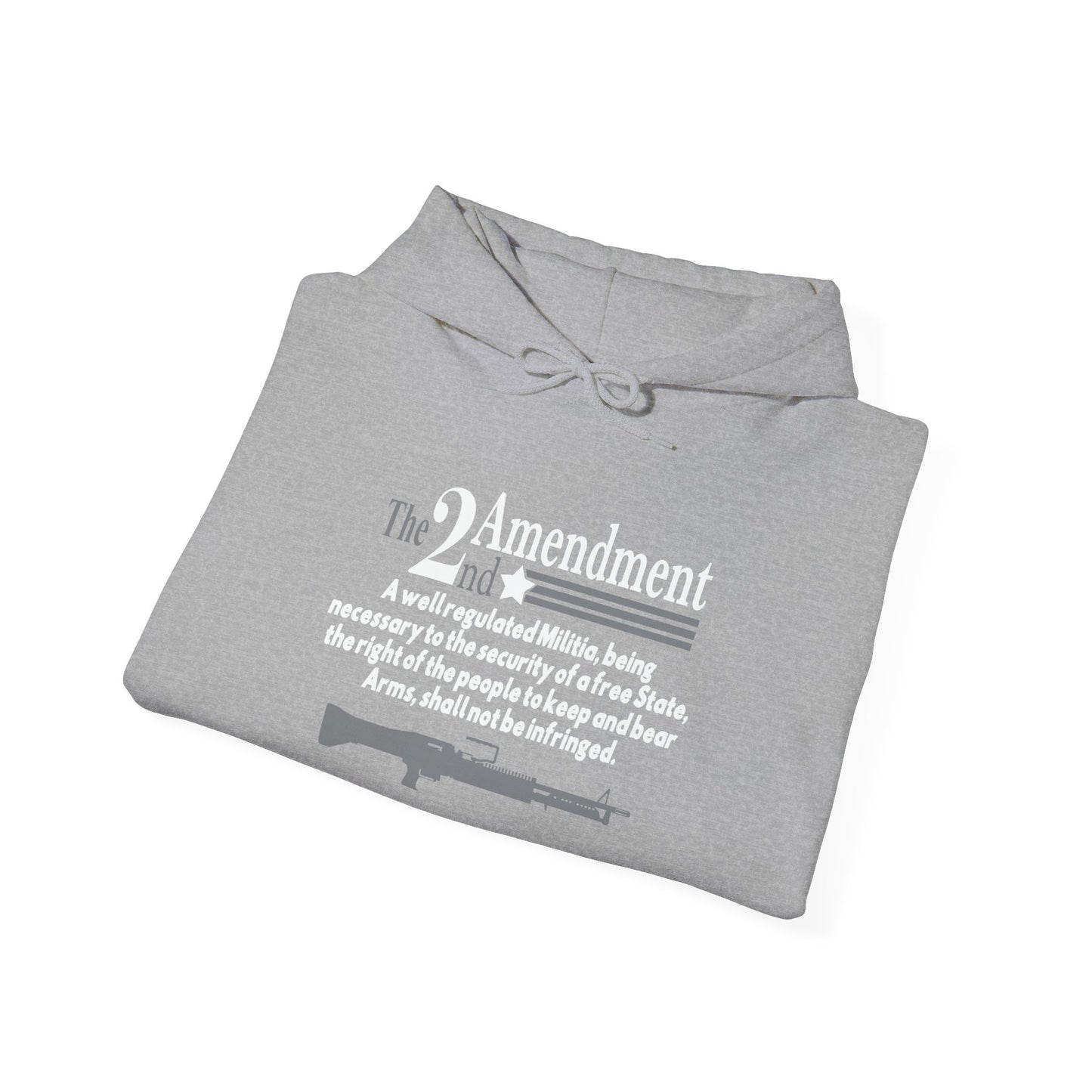 THE 2ND AMENDMENT - Premium Unisex Funny Sarcastic Black Hoodie Sweatshirt