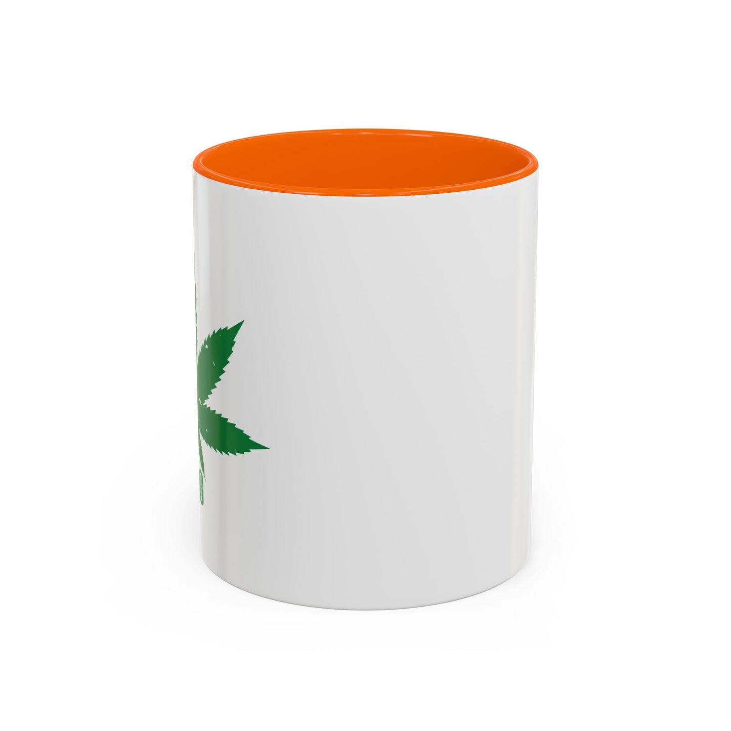 WEED LEAF 420 Accent BiColor Funny Sarcastic Mug