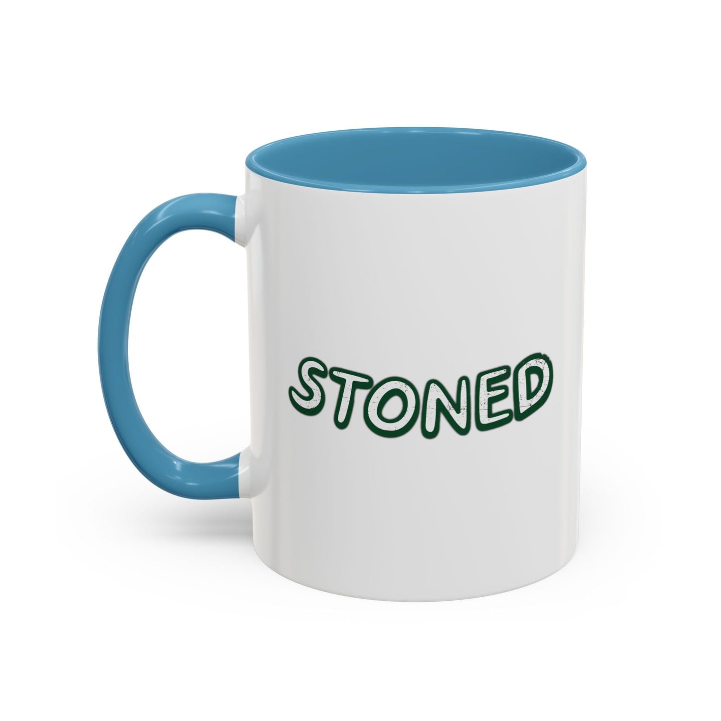 STONED Accent BiColor Funny Sarcastic Mug