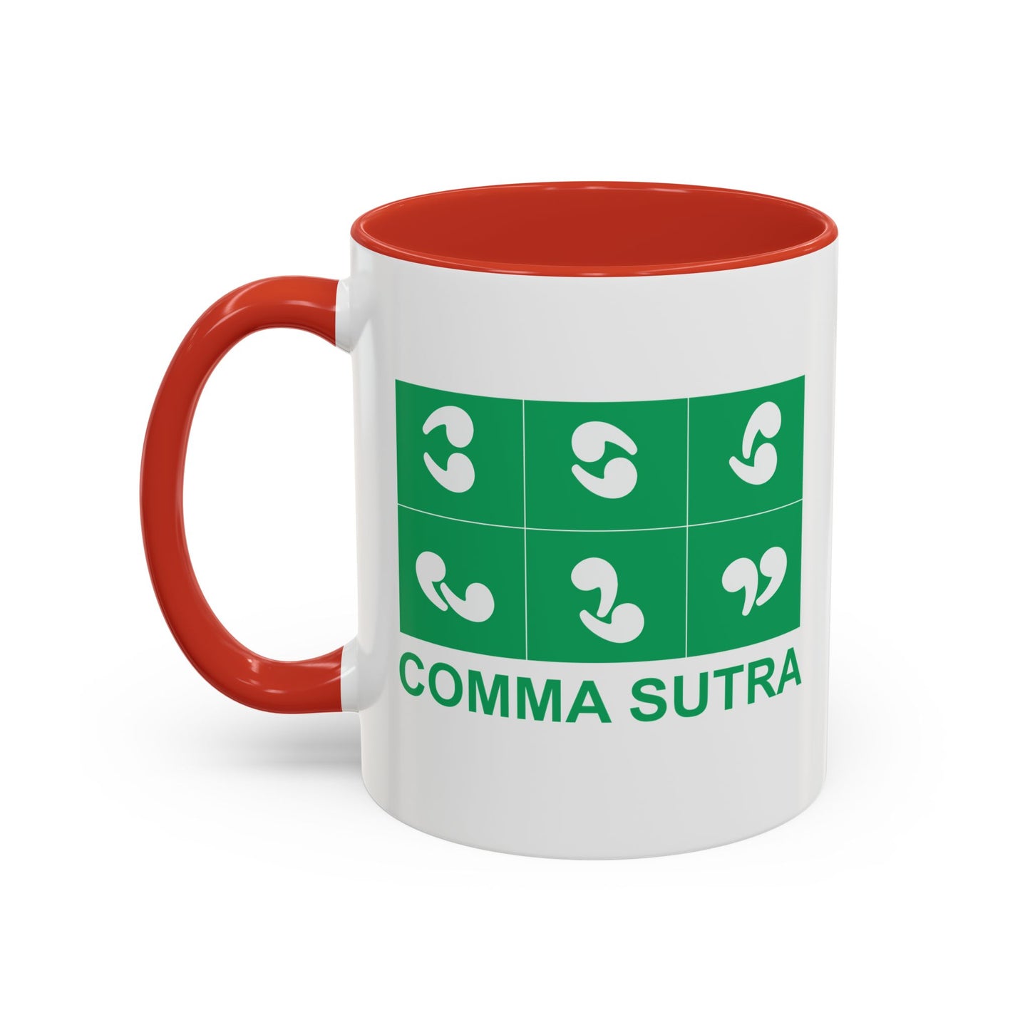 COMMA SUTRA Accent BiColor Funny Sarcastic Mug