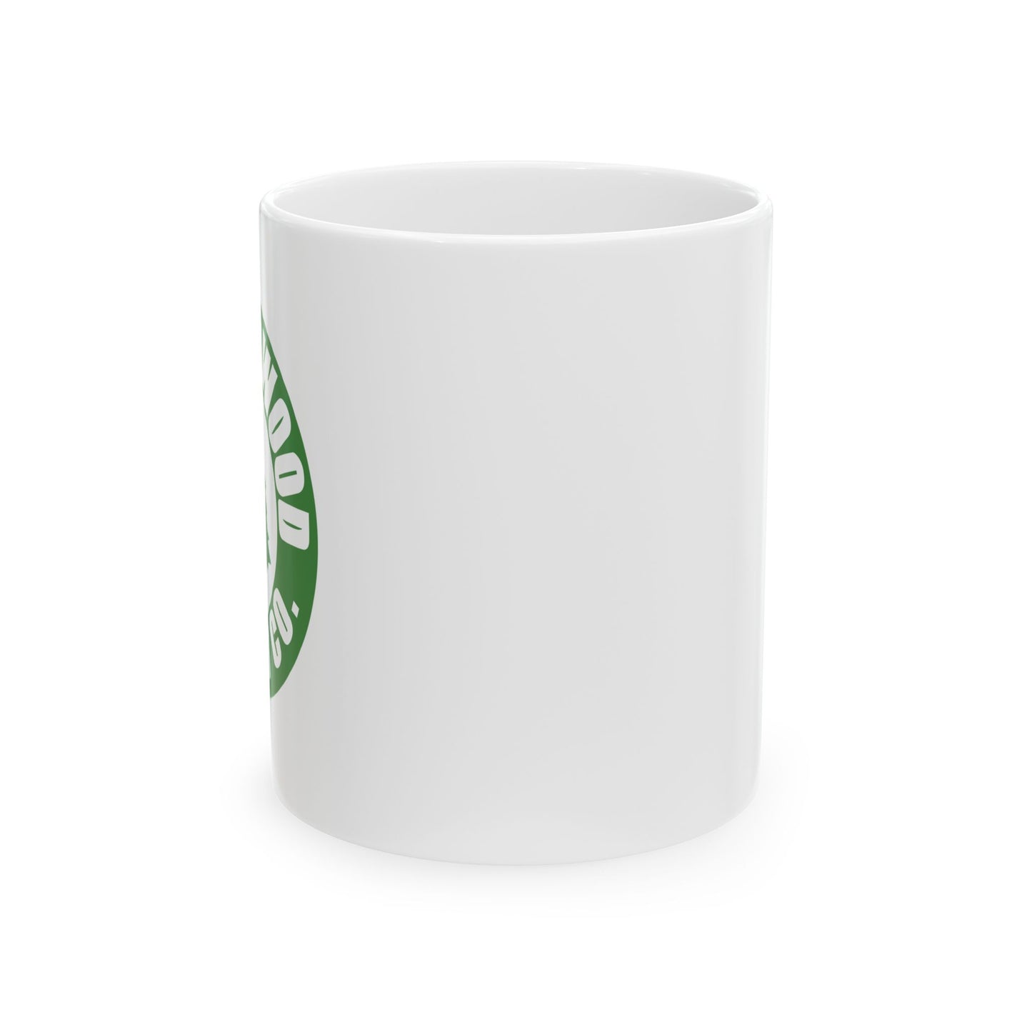 MORNINGWOOD LUMBER CO. FUNNY SARCASTIC WHITE MUG