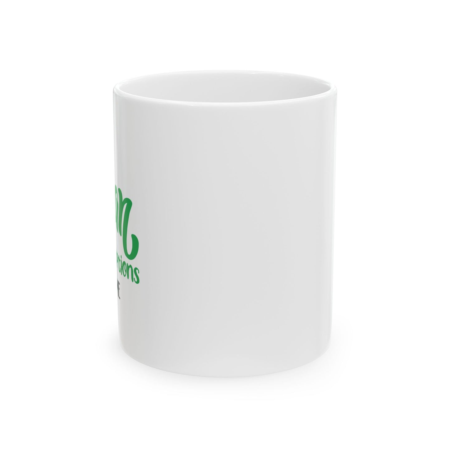 MY VEGAN OPTIONS FUNNY SARCASTIC MUG