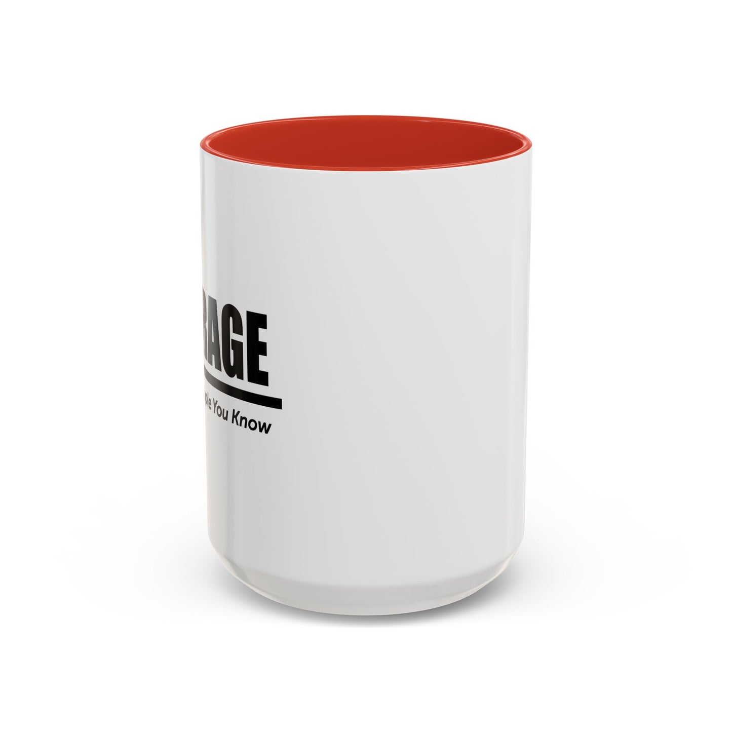 AVERAGE Accent BiColor Funny Sarcastic Mug