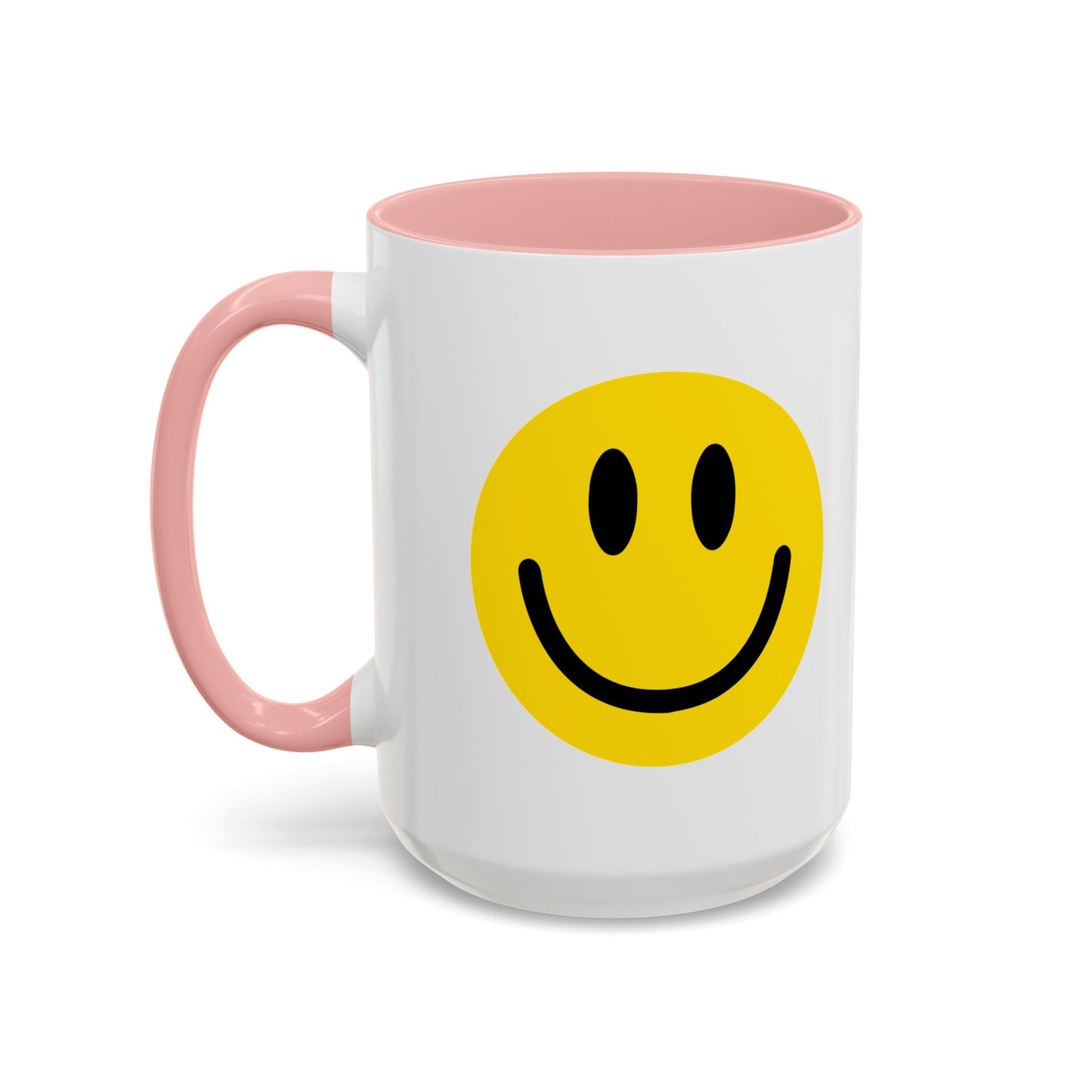 SMILE FACE Accent BiColor Funny Sarcastic Mug