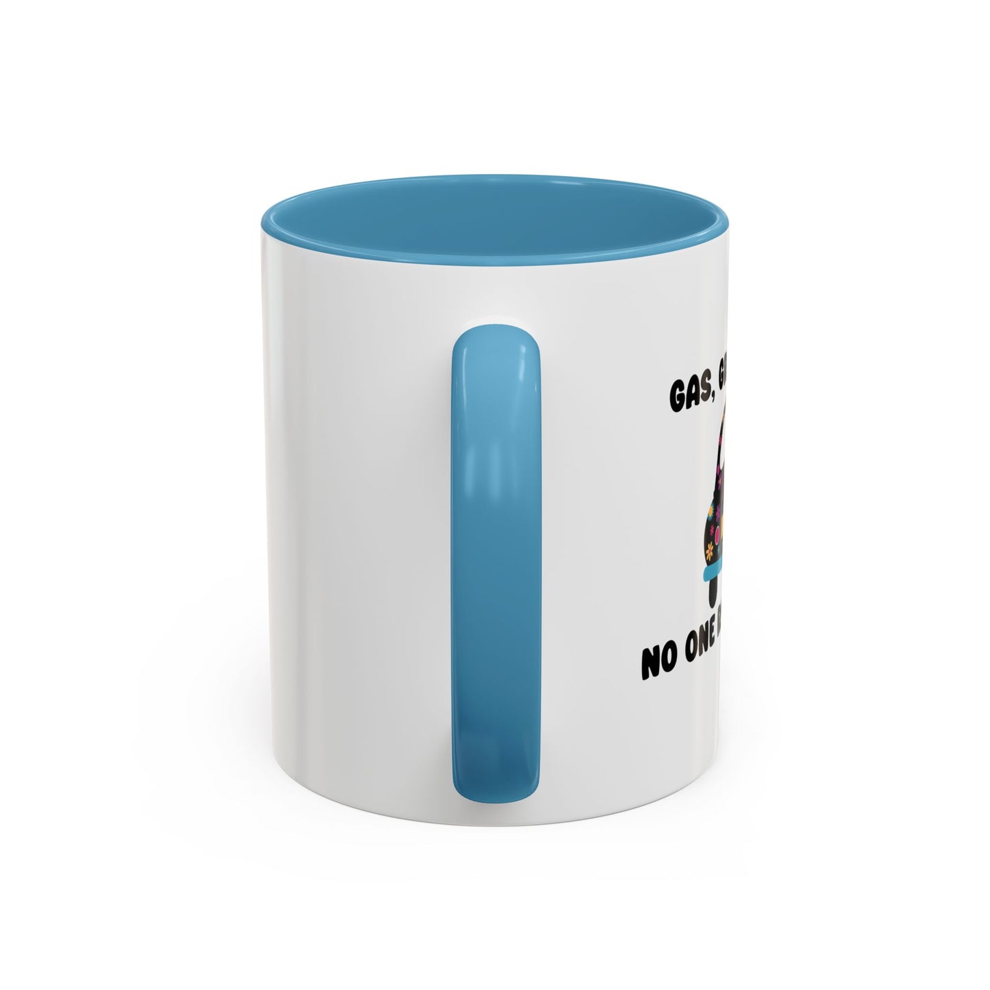 NO ONE RIDES 4 FREE Accent BiColor Funny Sarcastic Mug