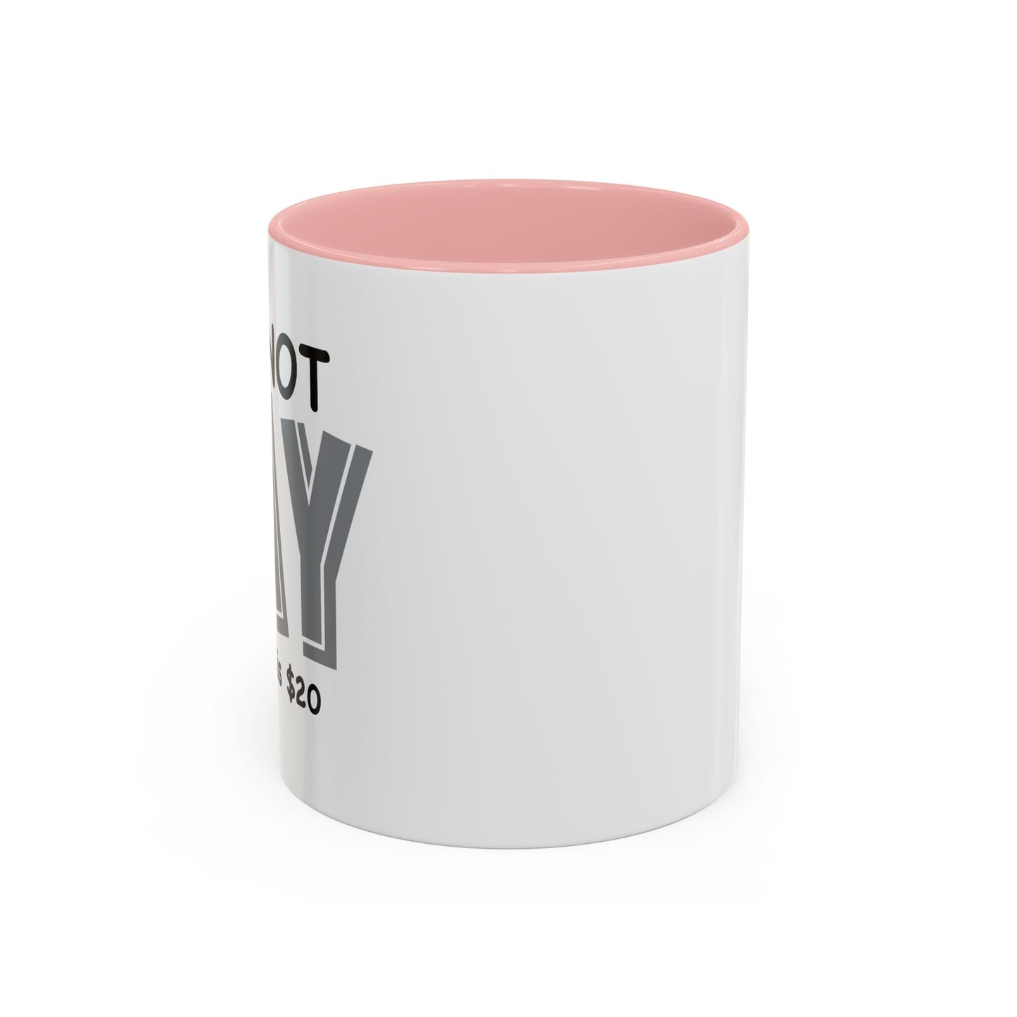 I'M NOT GAY Accent BiColor Funny Sarcastic Mug