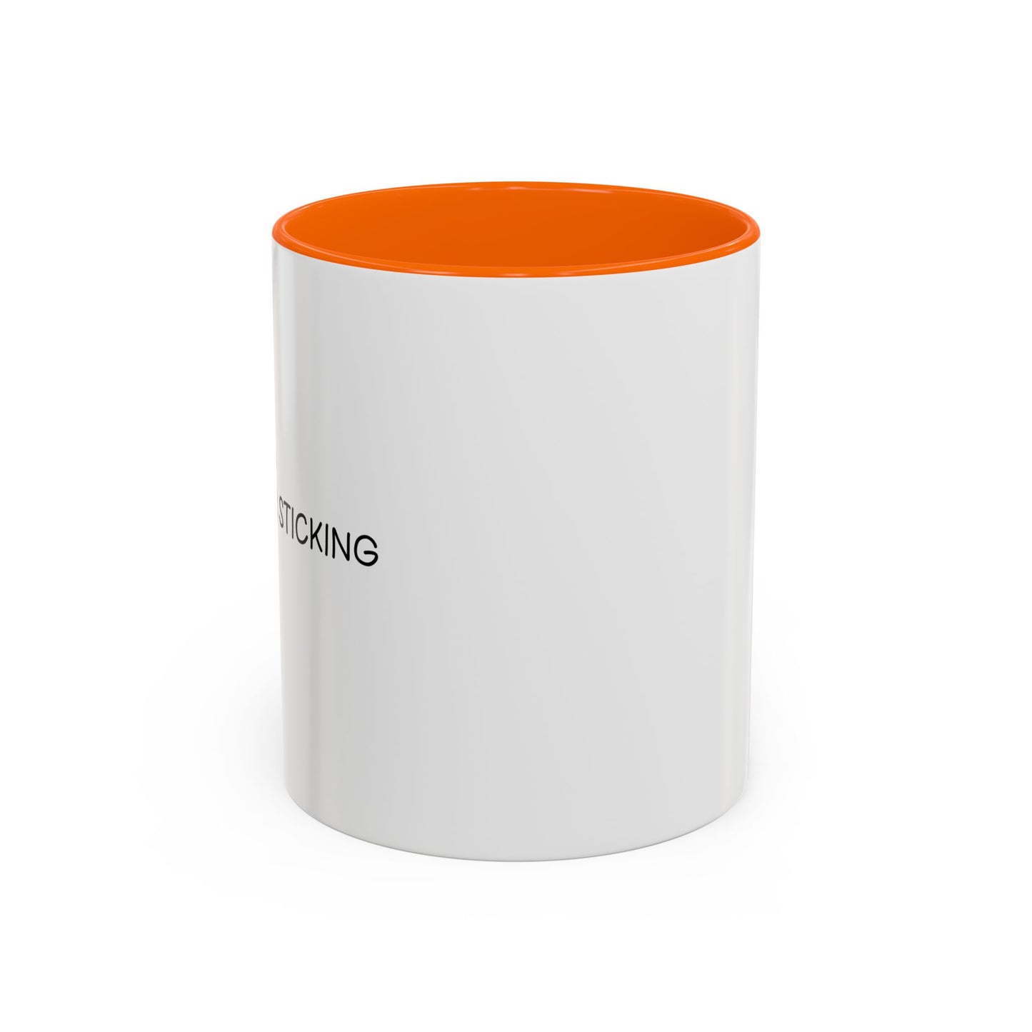 DEAR MIDDLE FINGER Accent BiColor Funny Sarcastic Mug