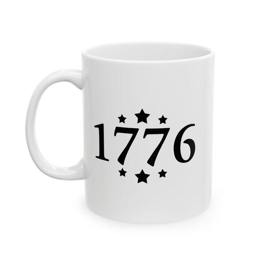 1776 WHITE MUG