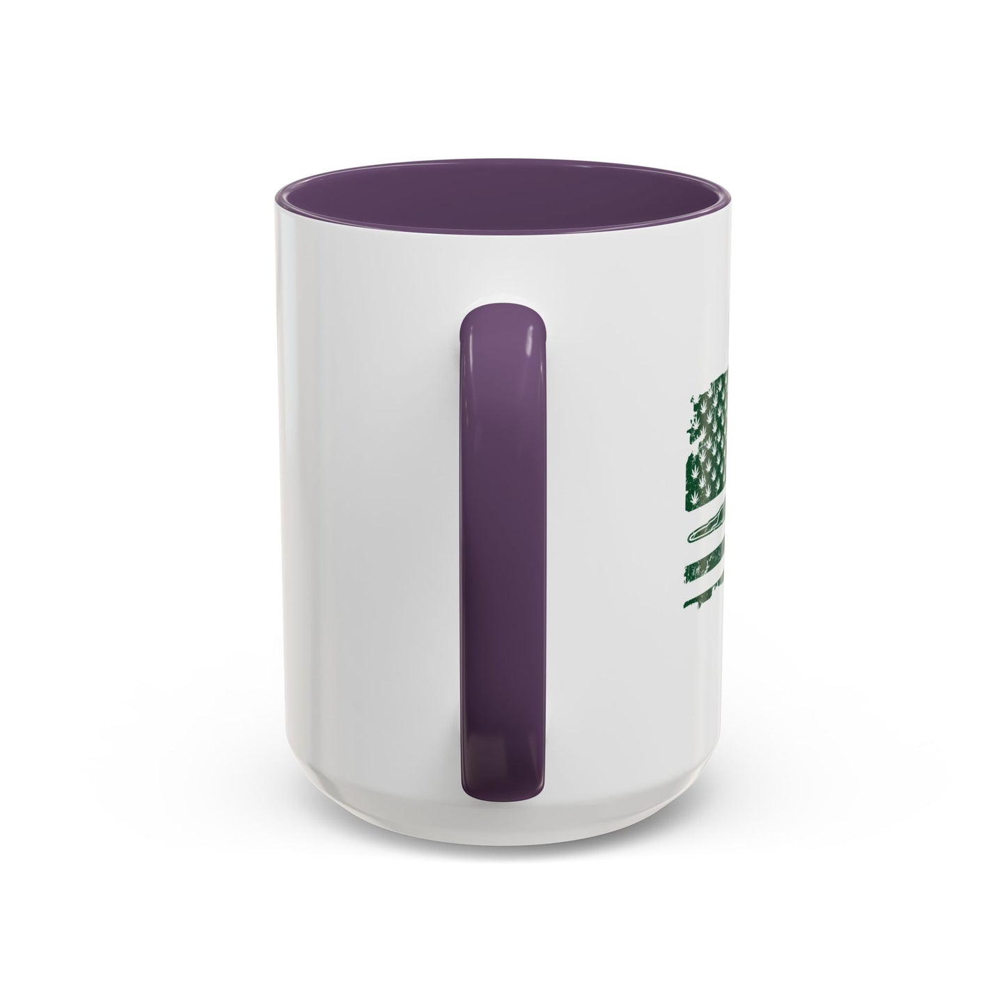 420 FLAG Accent BiColor Funny Sarcastic Mug