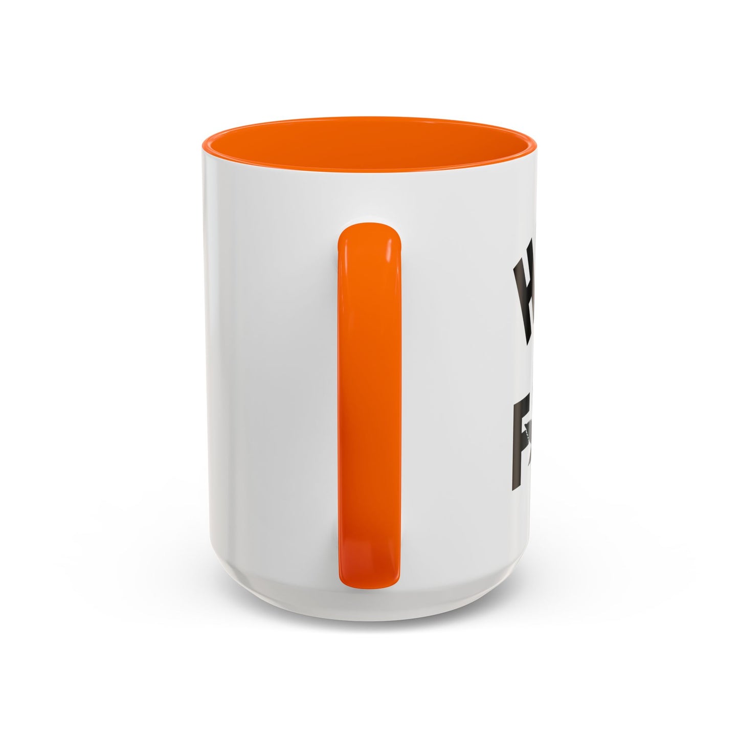 HIGH AS FUCK Accent BiColor Funny Sarcastic Mug