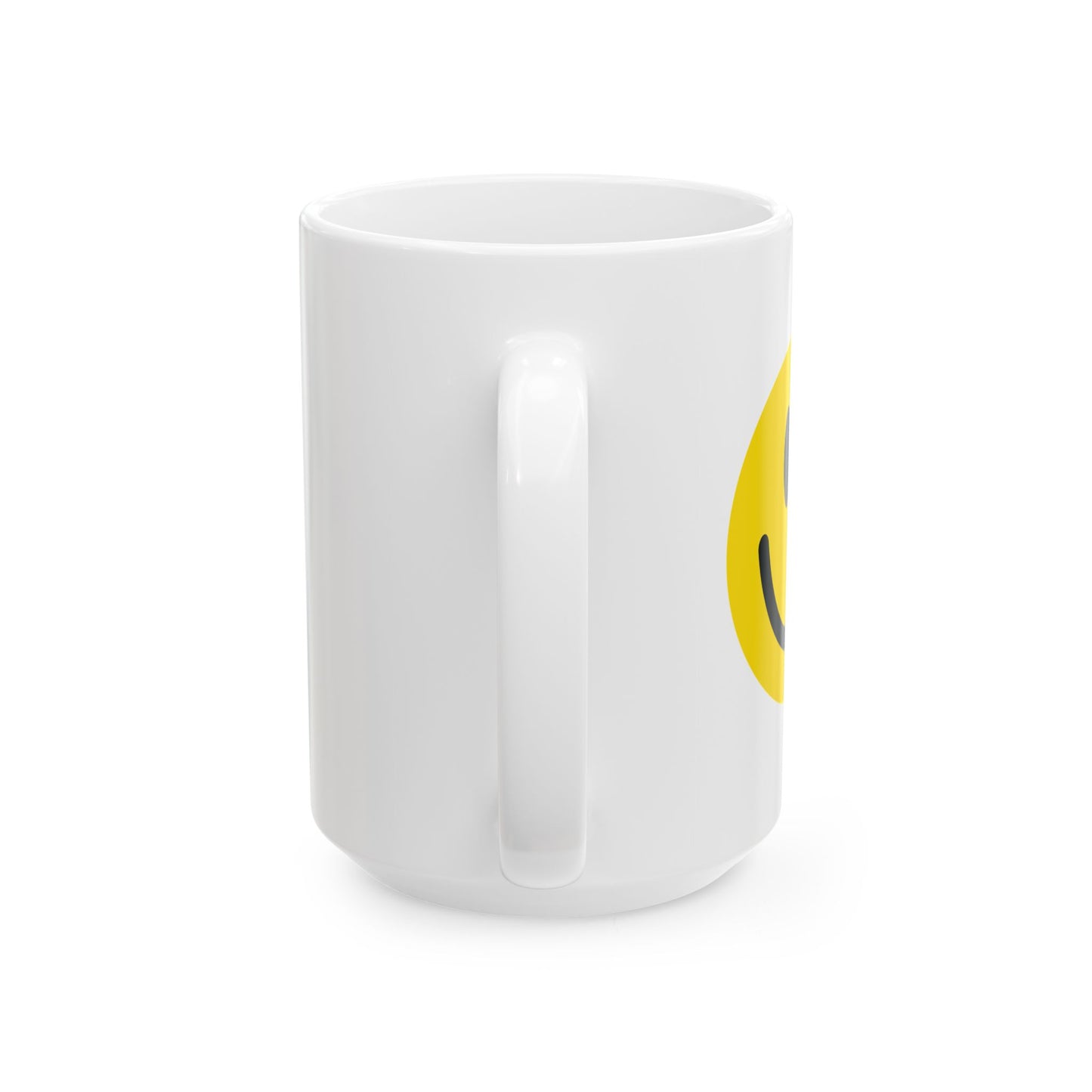 SMILE FACE WHITE MUG