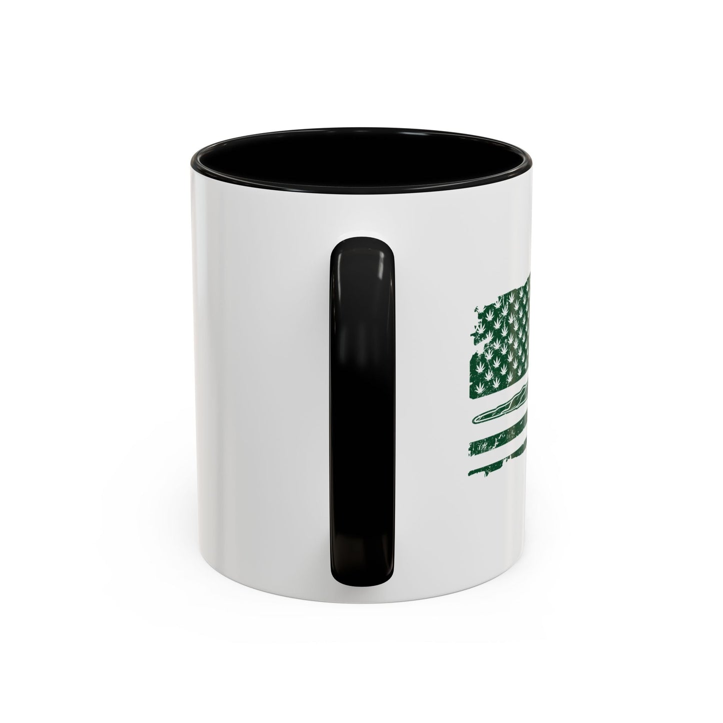 420 FLAG Accent BiColor Funny Sarcastic Mug