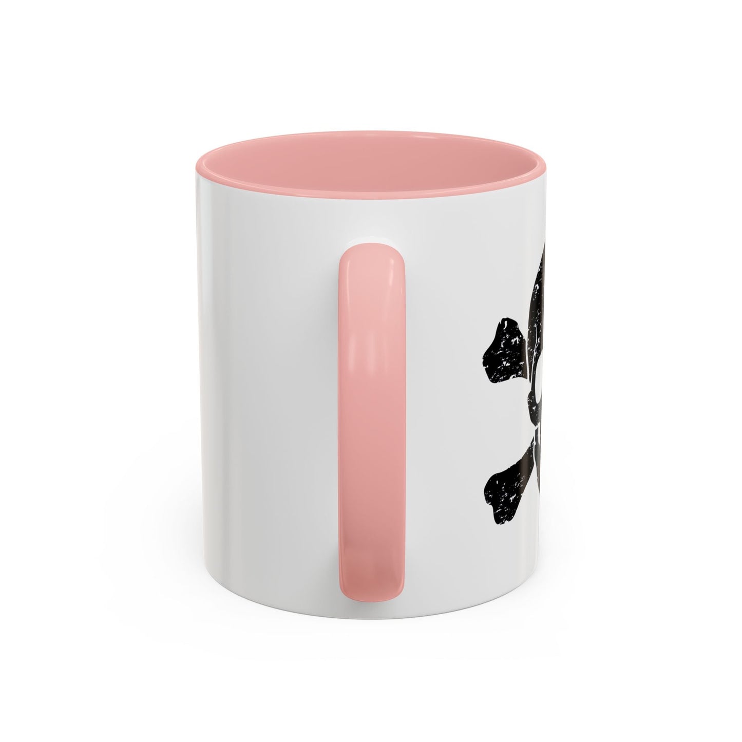 SKULL HEAD BONES Accent BiColor Funny Sarcastic Mug