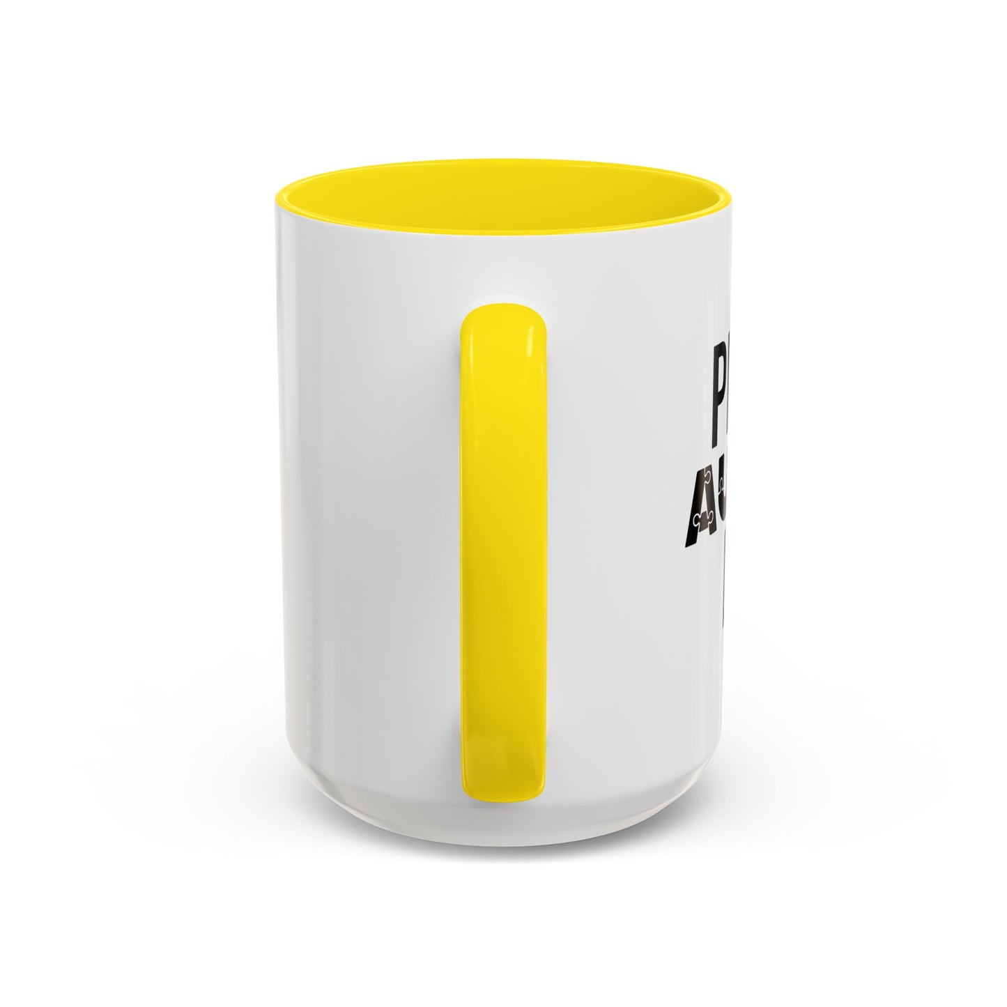 PROUD AUTISM DAD Accent BiColor Mug